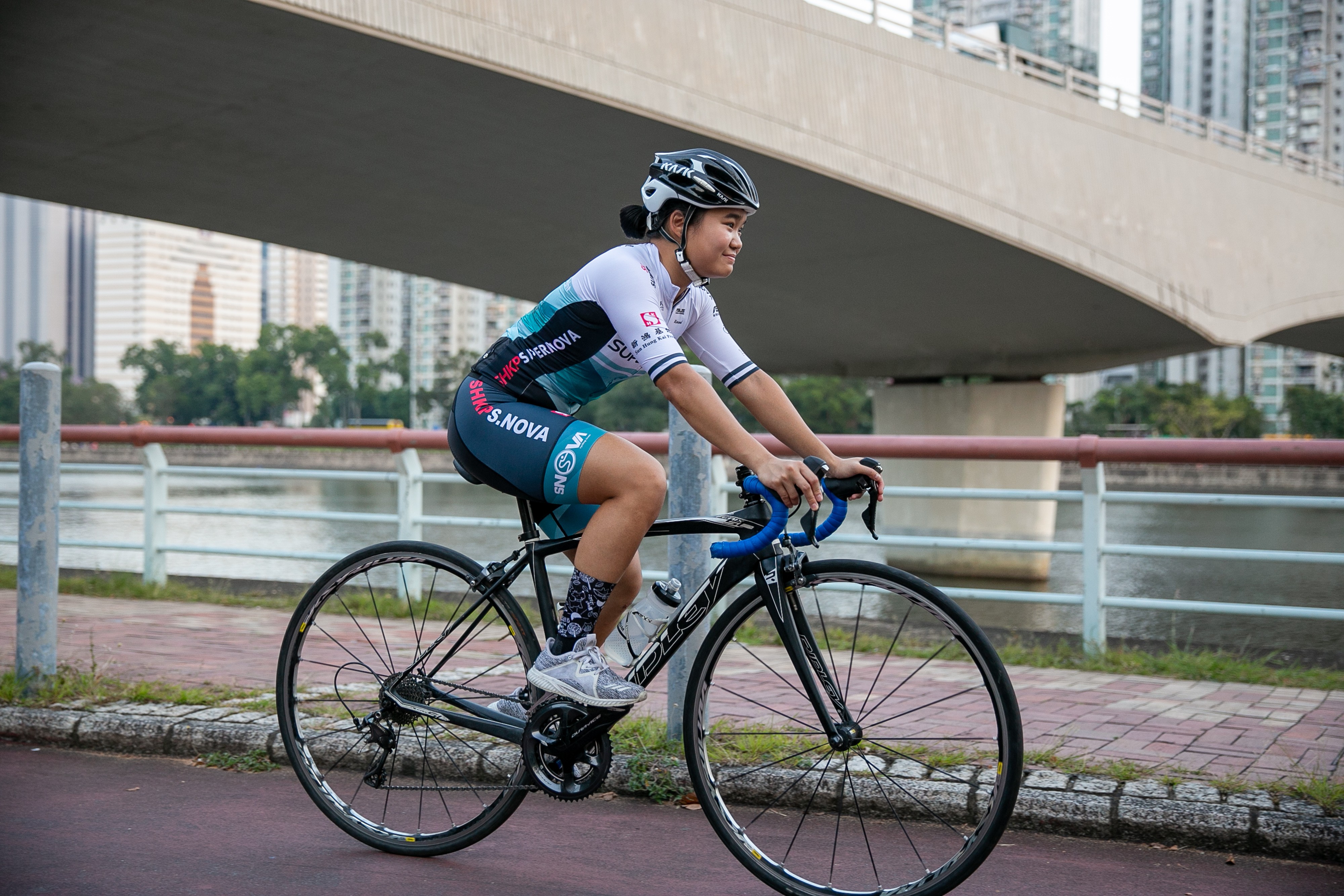 Yvonne Ching discovered her passion for cycling after watching Sarah Lee's performance at the 2016 Rio Olympics. 