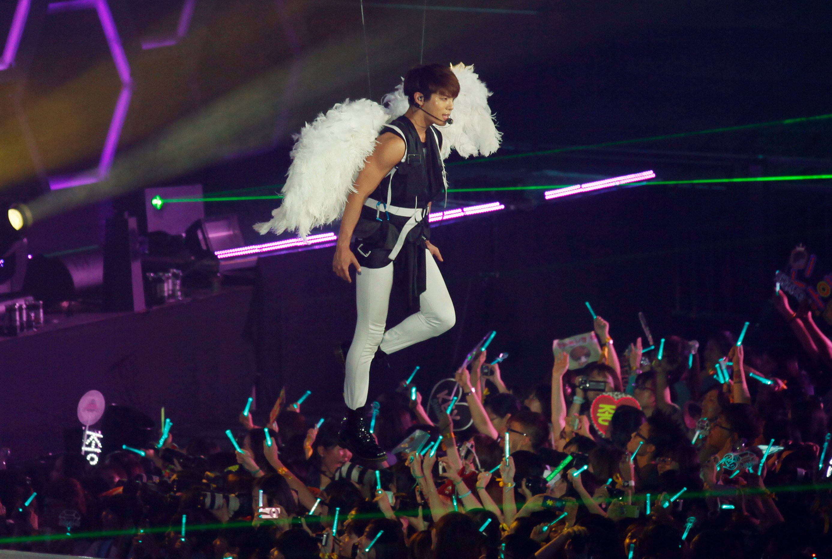 Kim Jong-hyun, better known by the stage name Jonghyun, performed in Hong Kong in 2012.