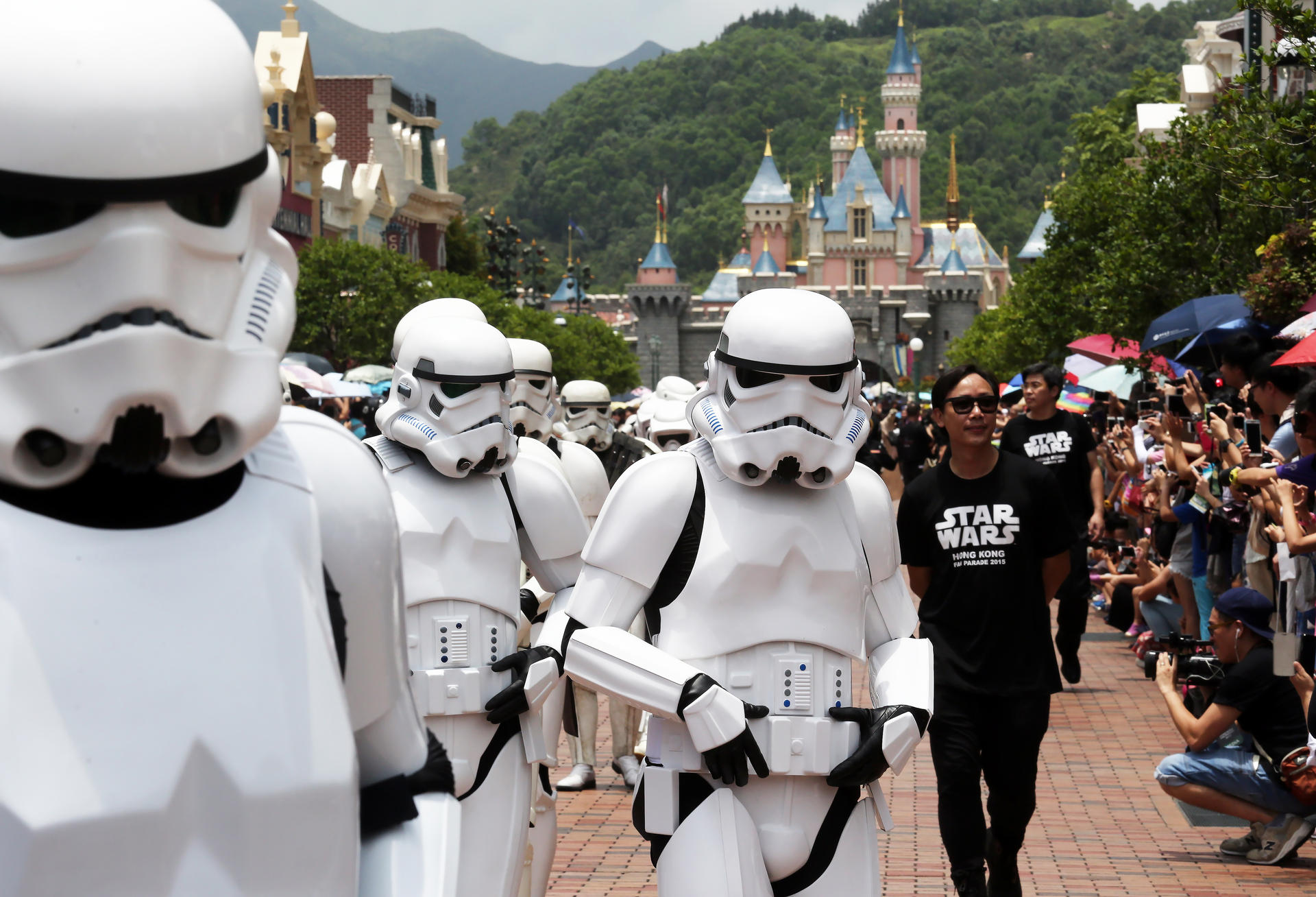 The Force is strong among Star Wars fans at Hong Kong Disneyland