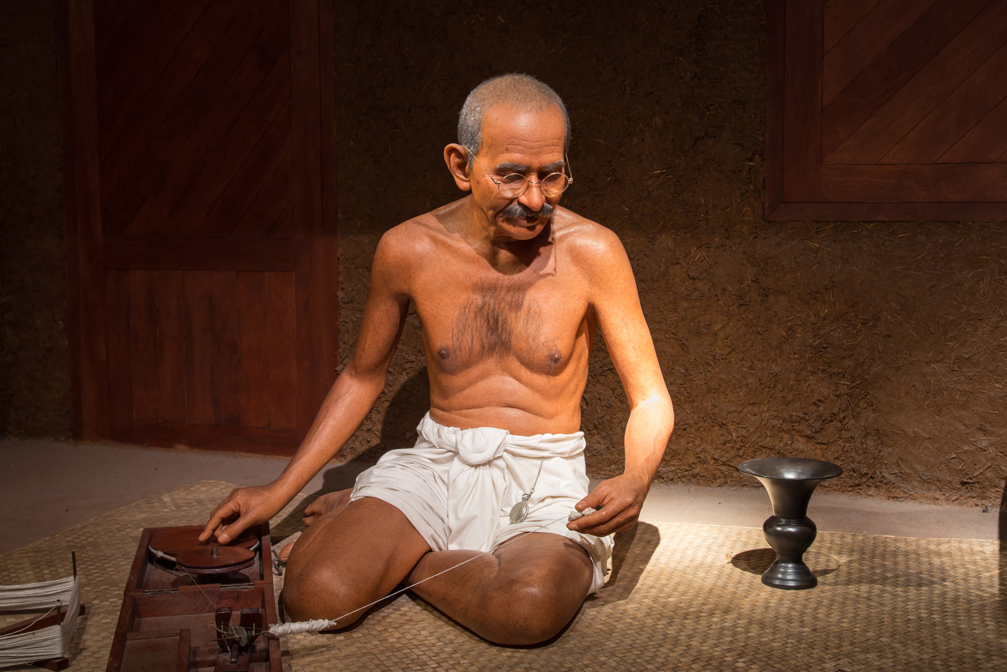 The respected and revered Mahatma Gandhi.