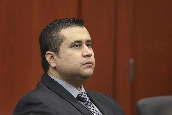 George Zimmerman sits in court during his trial in Sanford, Florida in July 2013. He was charged with second-degree murder for the 2012 shooting death of Trayvon Martin. Photo: Gary W. Green-Pool/Getty Images