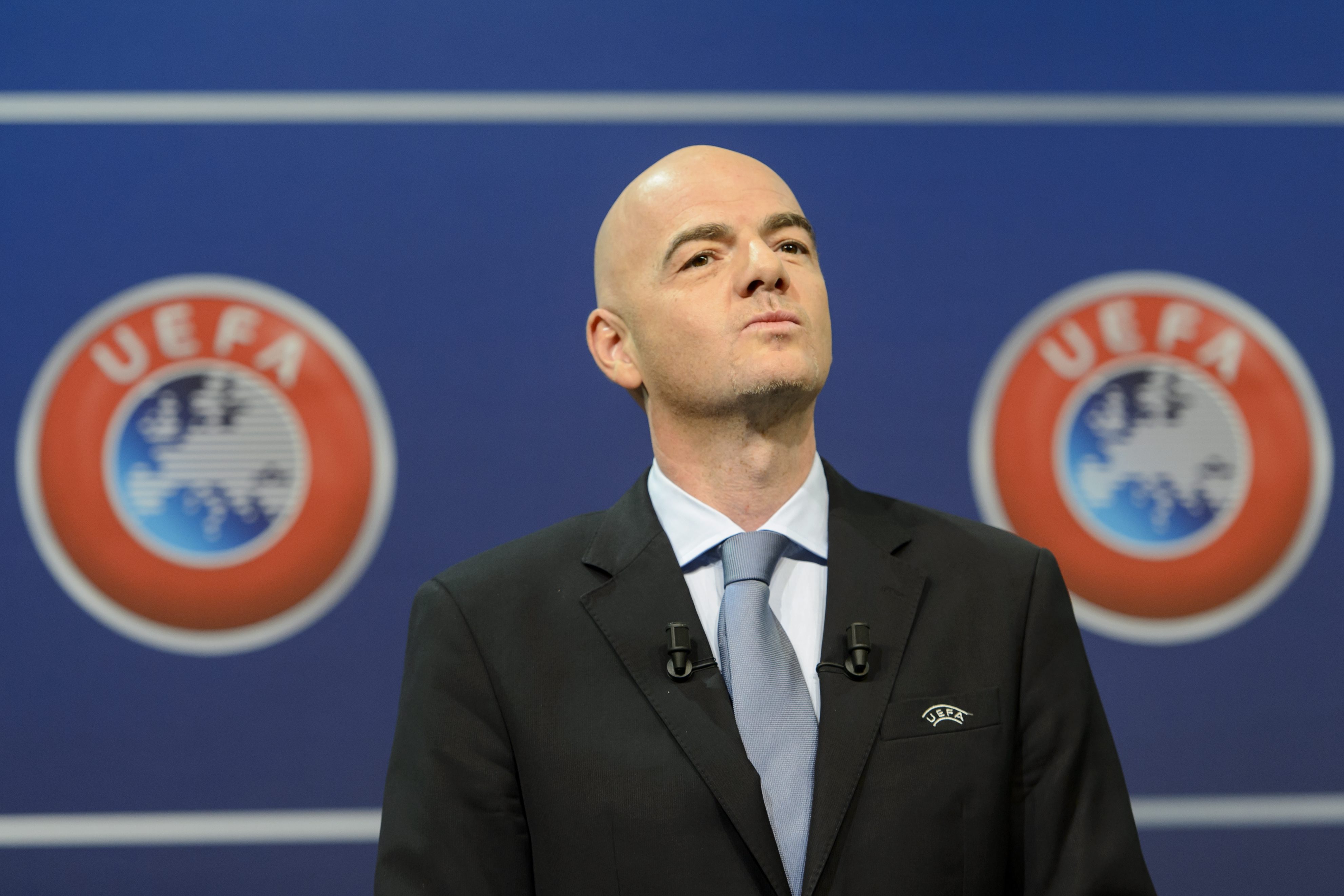 Uefa general secretary Gianni Infantino has the full backing of the European governing body to make a bid to become the next president of Fifa. Photo: EPA