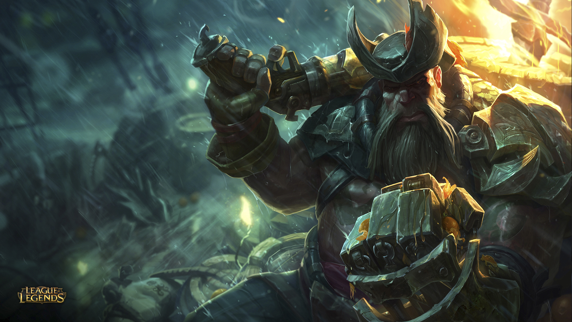 This handout image shows Tribeca Games CHAMPION DESIGN: GANGPLANK. Courtesy of Riot Games [07DECEMBER2015 FEATURES DIGI LEAD]