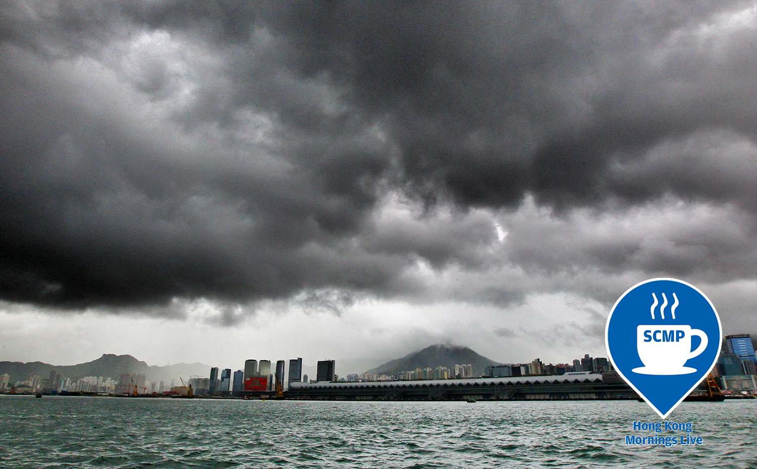 A bad weather are seen over the Eastern Kowloon. 24JUL13