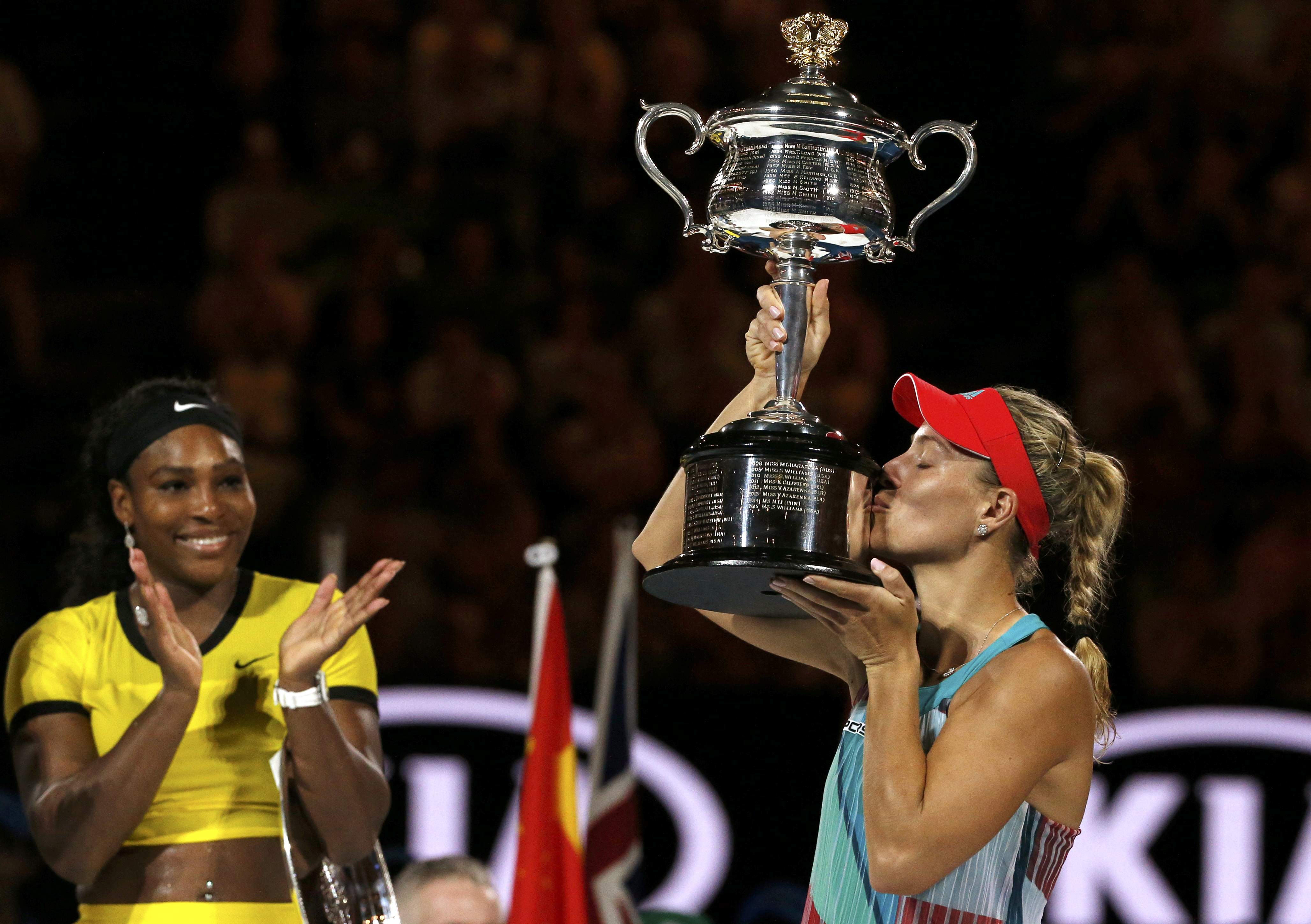 Tearful Kerber stuns Williams to win first major title at Australian Open |  South China Morning Post