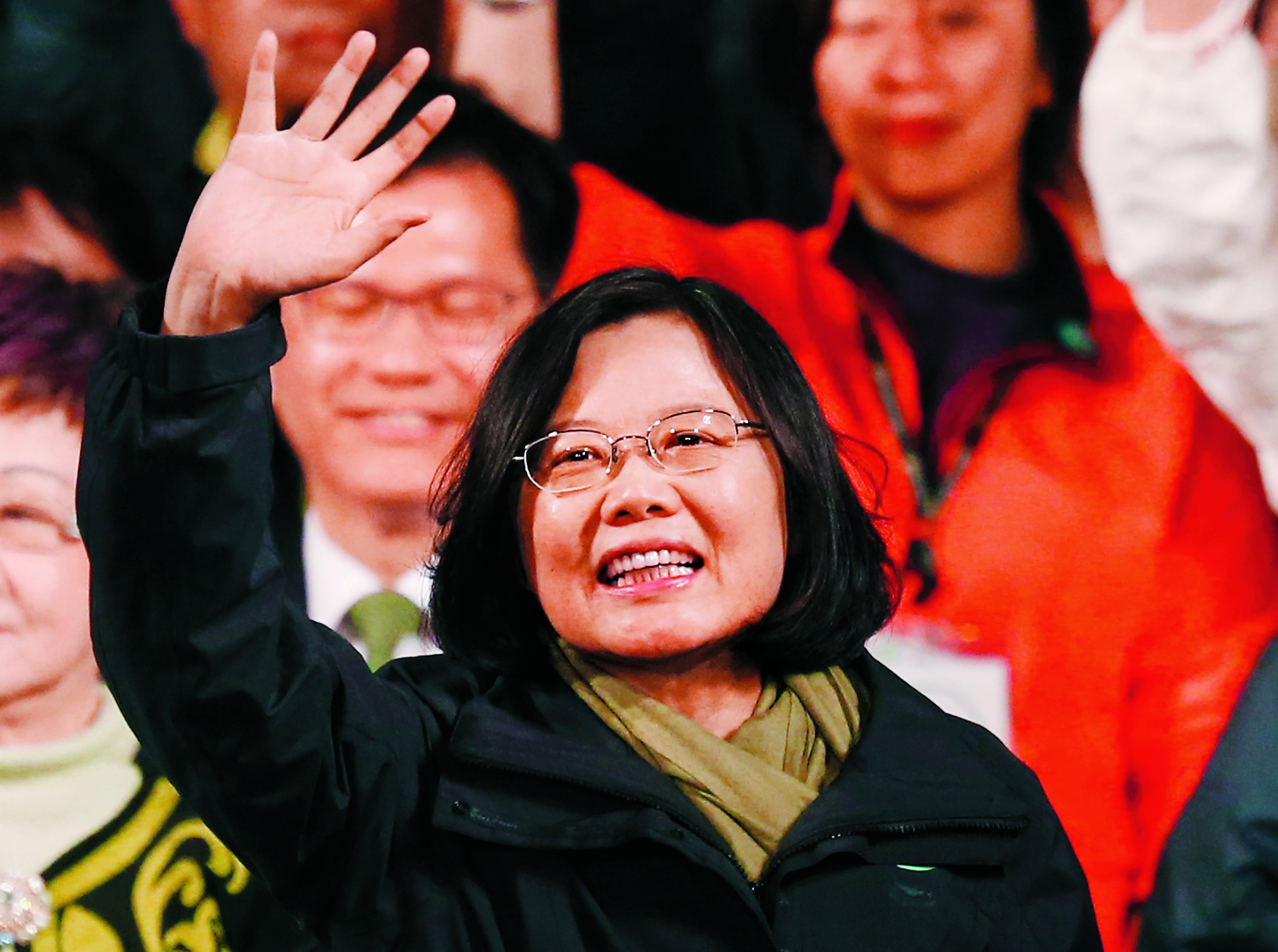 Taiwan's president-elect assumes office on May 20 following her election sweep in January. Photo: AP
