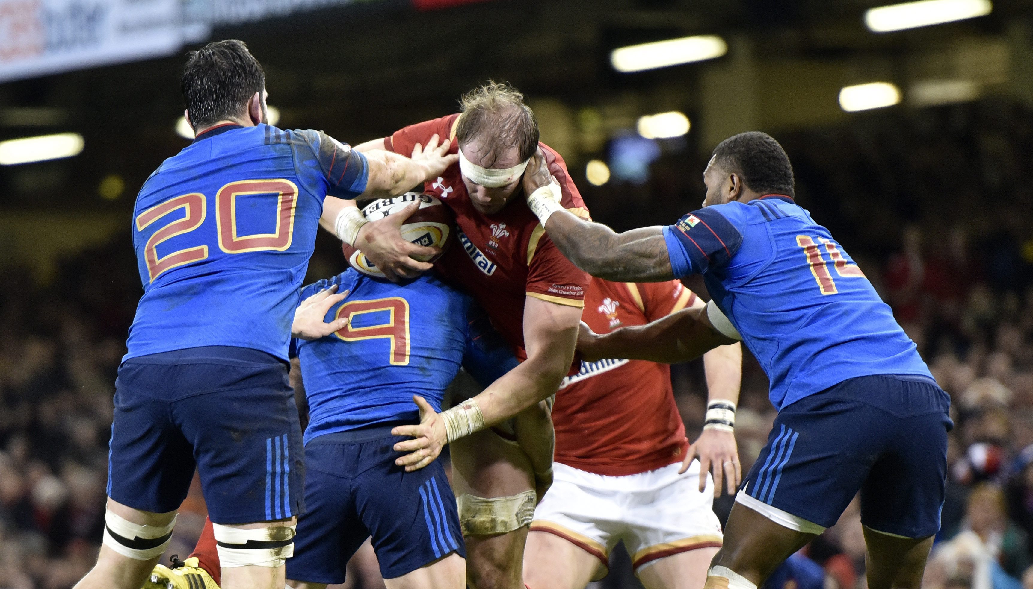Wales’ win keeps them on course for a fourth Six Nations title under Warren Gatland. Photo: EPA