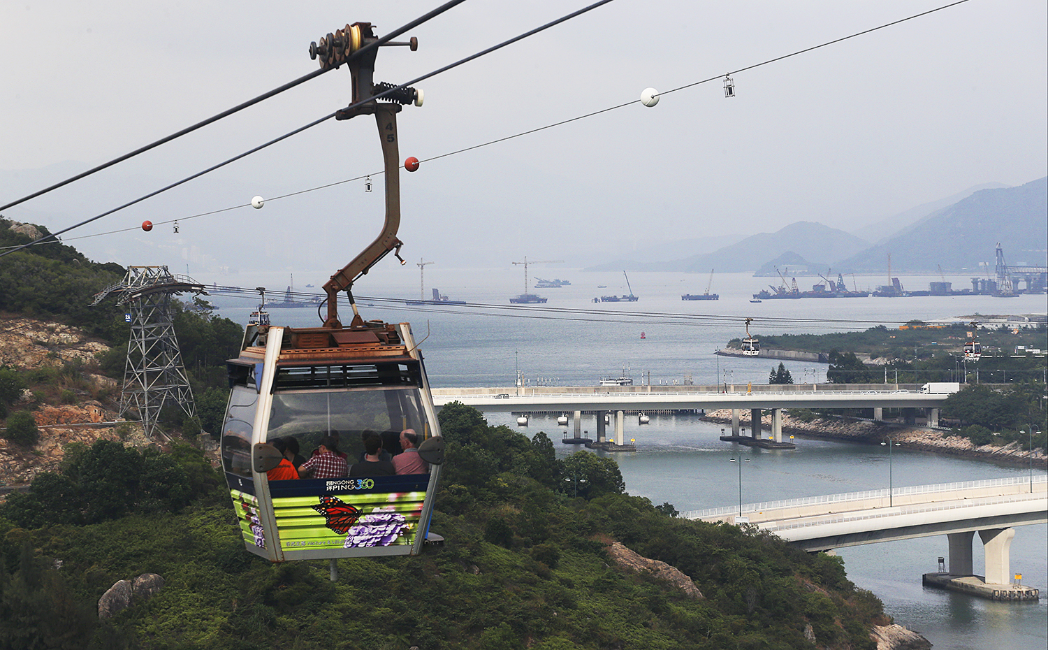 Stella Kwan, managing director of Ngong Ping 360, said maintenance days and weather conditions are two of the factors affecting visitor numbers. Photo: Felix Wong