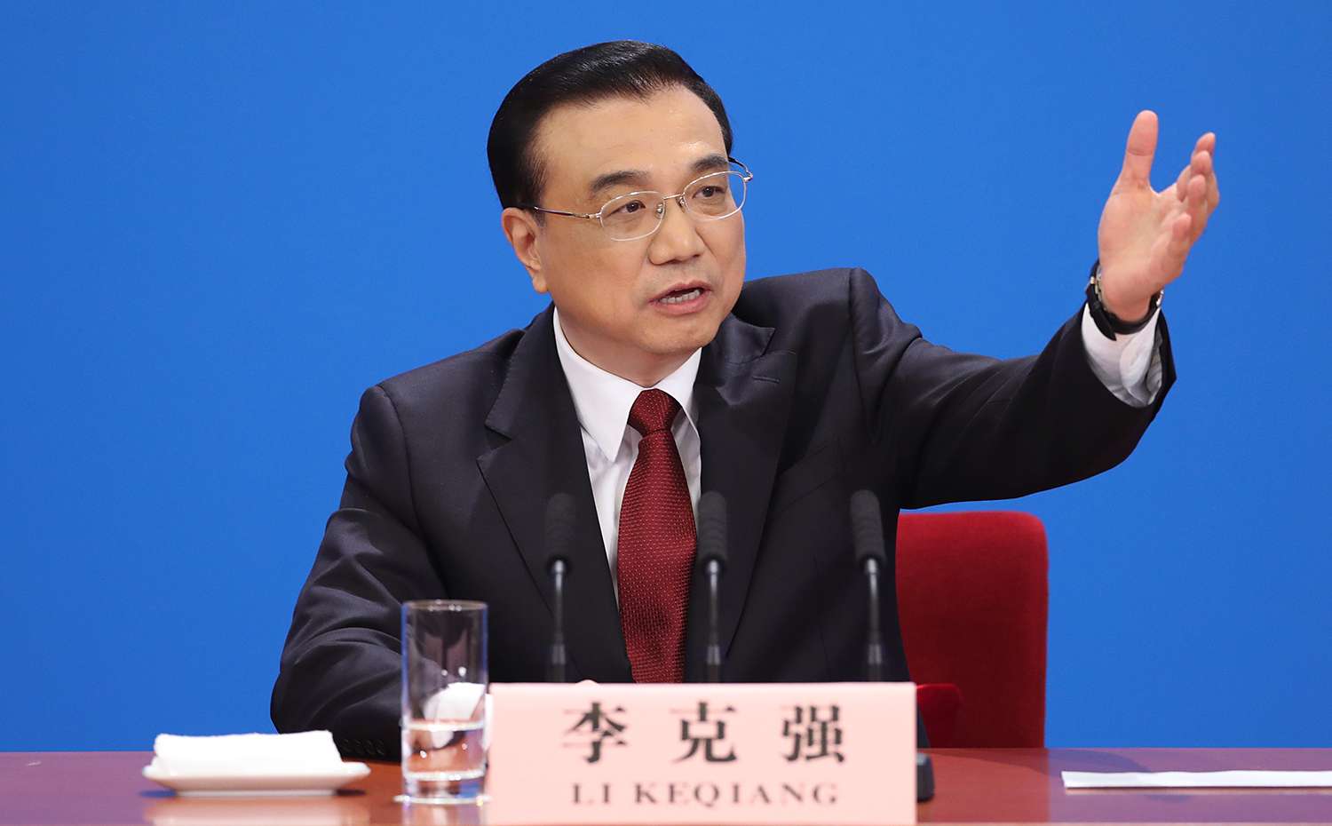 <p>Li reiterates Beijing’s determination to boost the slowing economy, pledges continued support for Hong Kong and points out blood ties with Taiwan</p>