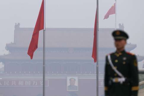 Smog in Bejing ahead of the opening of the National People’s Congress earlier this month. Photo: Reuters