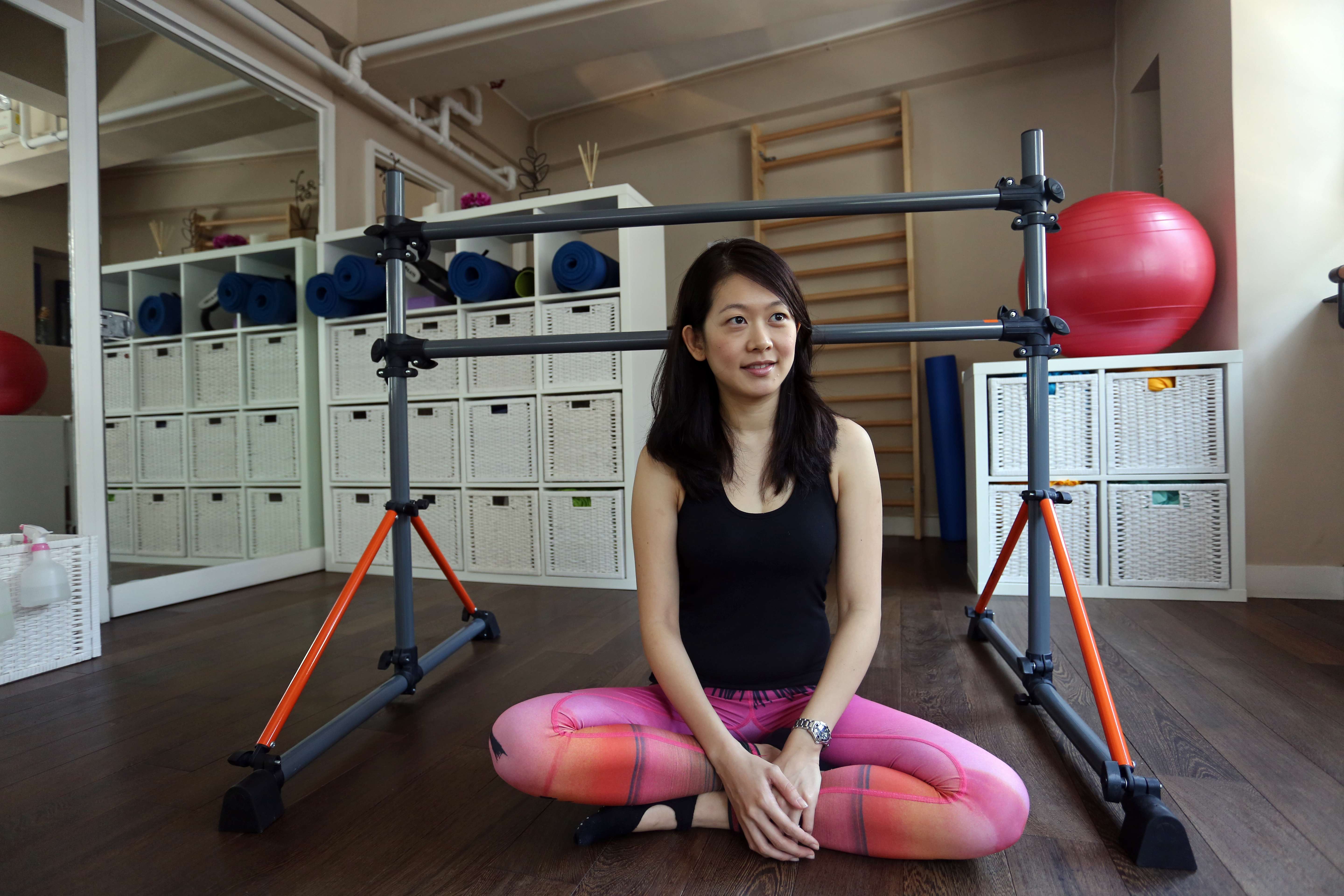 Pilates and barre instructor Karen Lim, at Barre 2 Barre in Central. Photos: Jonathan Wong