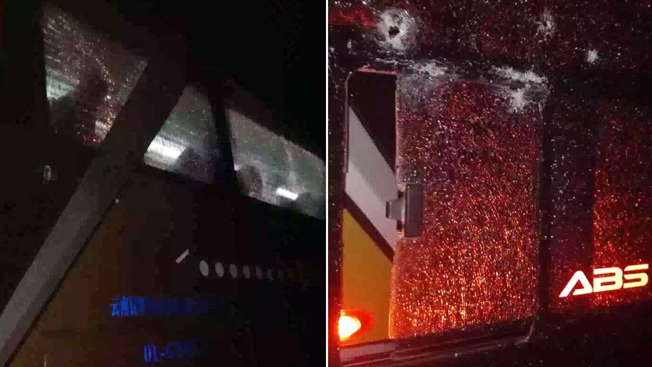 Pictures have been circulated on social media in China linked to reports of the shooting, but it has not been confirmed the images show the bus that was attacked. Photo: SCMP Pictures