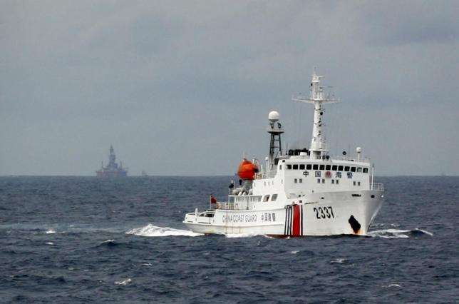 A file picture of a Chinese coast guard vessel on patrol in the South China Sea. Malaysia says Chinese ships have encroached into an area near the Luconia Shoals. Photo: Reuters
