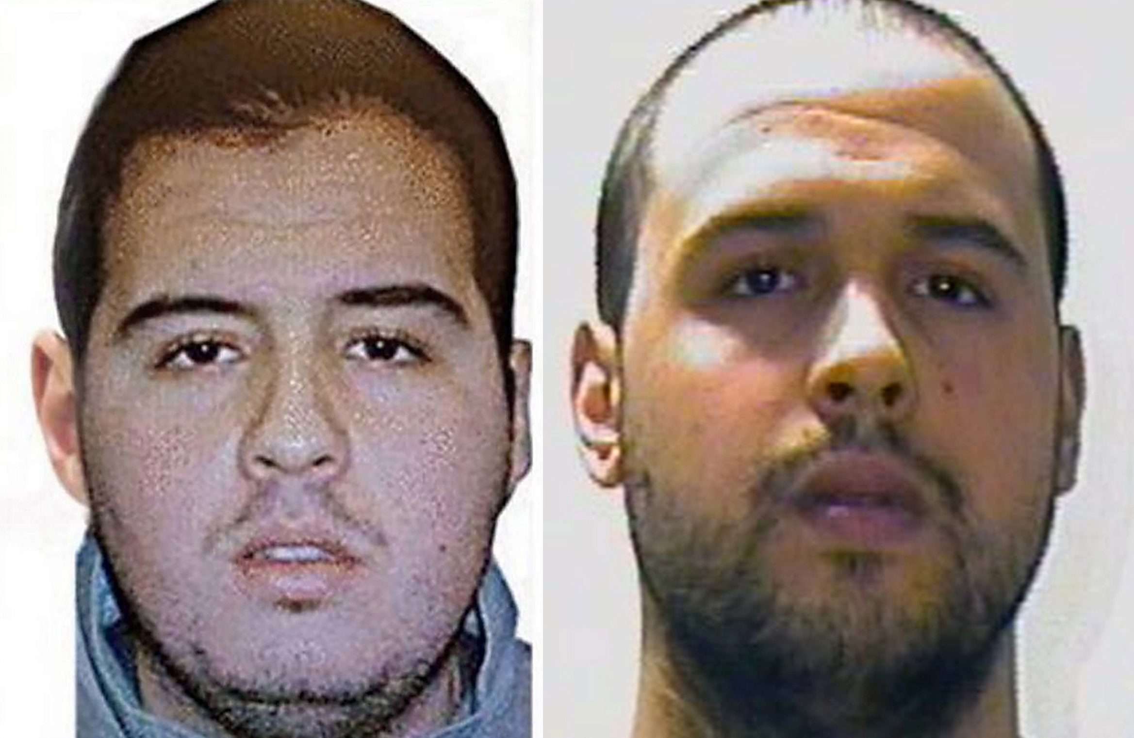 A composite picture provided by Interpol shows Ibrahim El Bakraoui (left) and brother Khalid El Bakraoui who blew themselves up in the suicide attack on Brussels airport on March 22. Ibrahim El Bakraoui had written messages that he felt “hunted from everywhere” prior to the attacks, Belgian investigators said. Photo: EPA