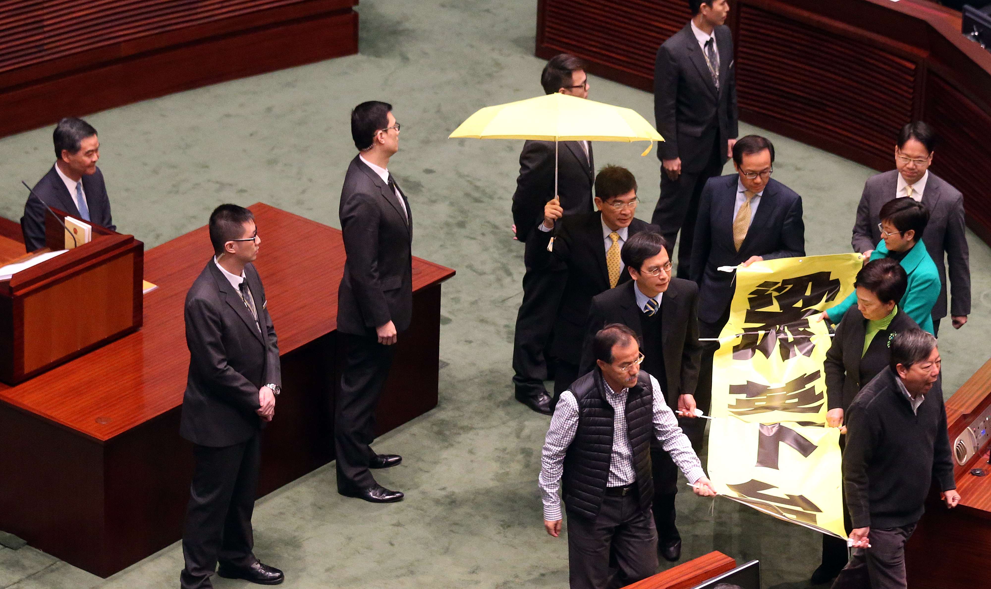 Pro-democracy lawmakers are adept at playing the role of the opposition. Photo: K. Y. Cheng