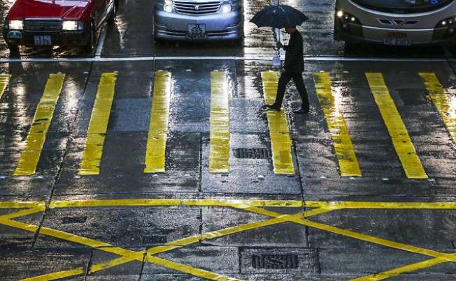 Rain was expected to pelt the city daily until the end of the month. Photo: Felix Wong