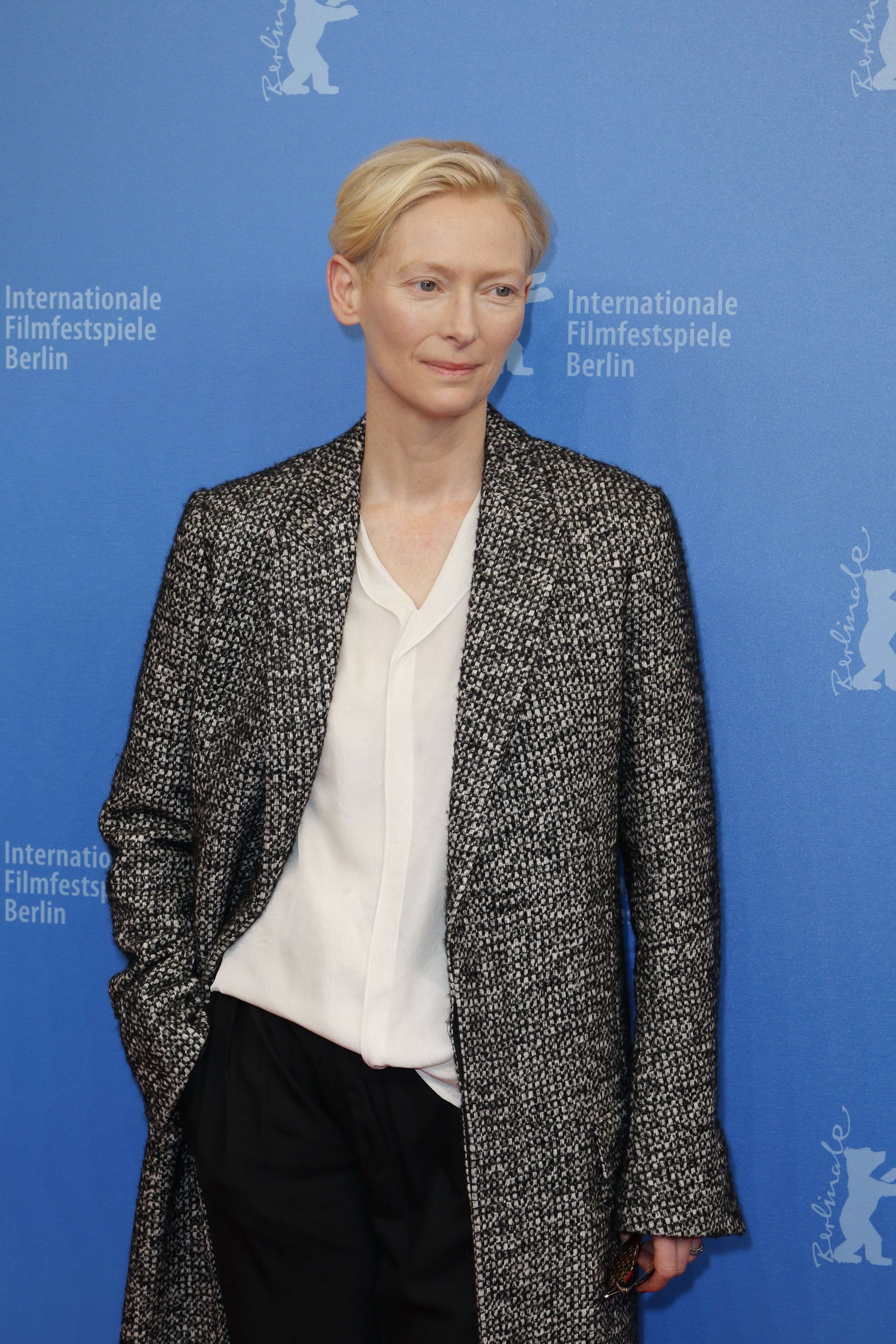 Tilda Swinton at the Berlin International Film Festival in February. The actress is mired in controversy for her role in Doctor Strange, as a Tibetan monk named the Ancient One. Photo: TNS