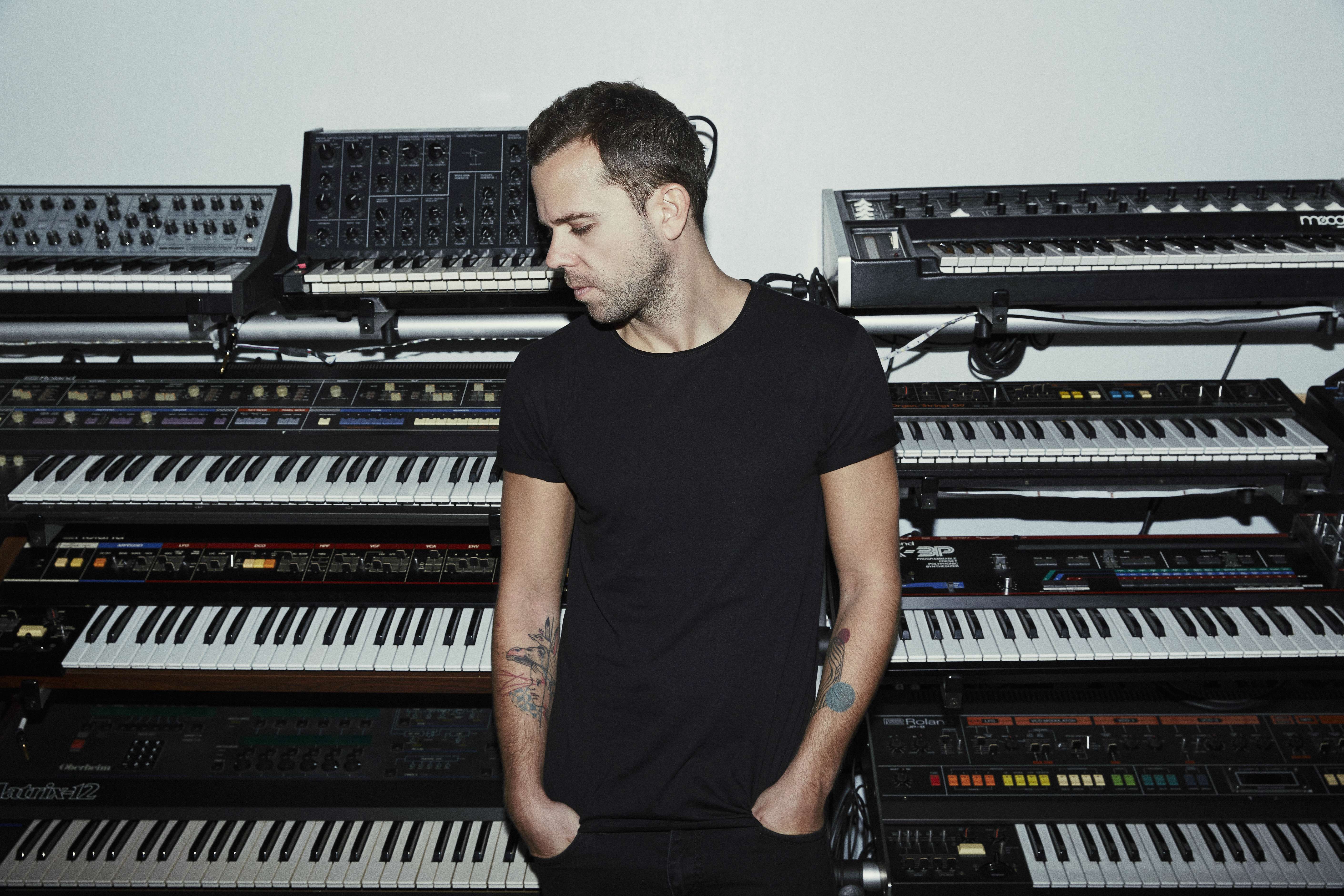Anthony Gonzalez of M83, who is currently at work on something very secret. 14DEC15 [ONLINE MUSIC REVIEW]