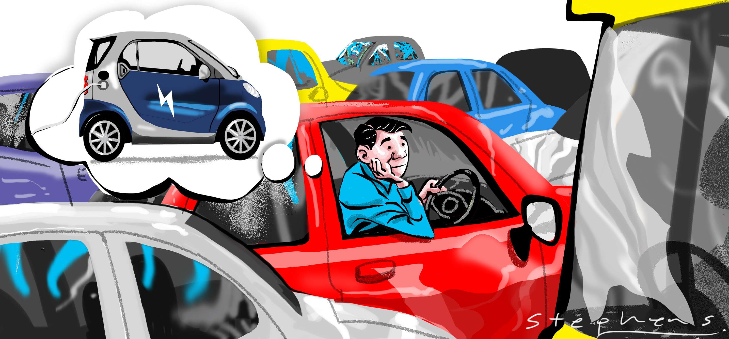<p>Evan Auyang says a green transport policy must include steps to curb the huge growth in vehicle numbers, adopt more technology, and promote walking and cycling </p>