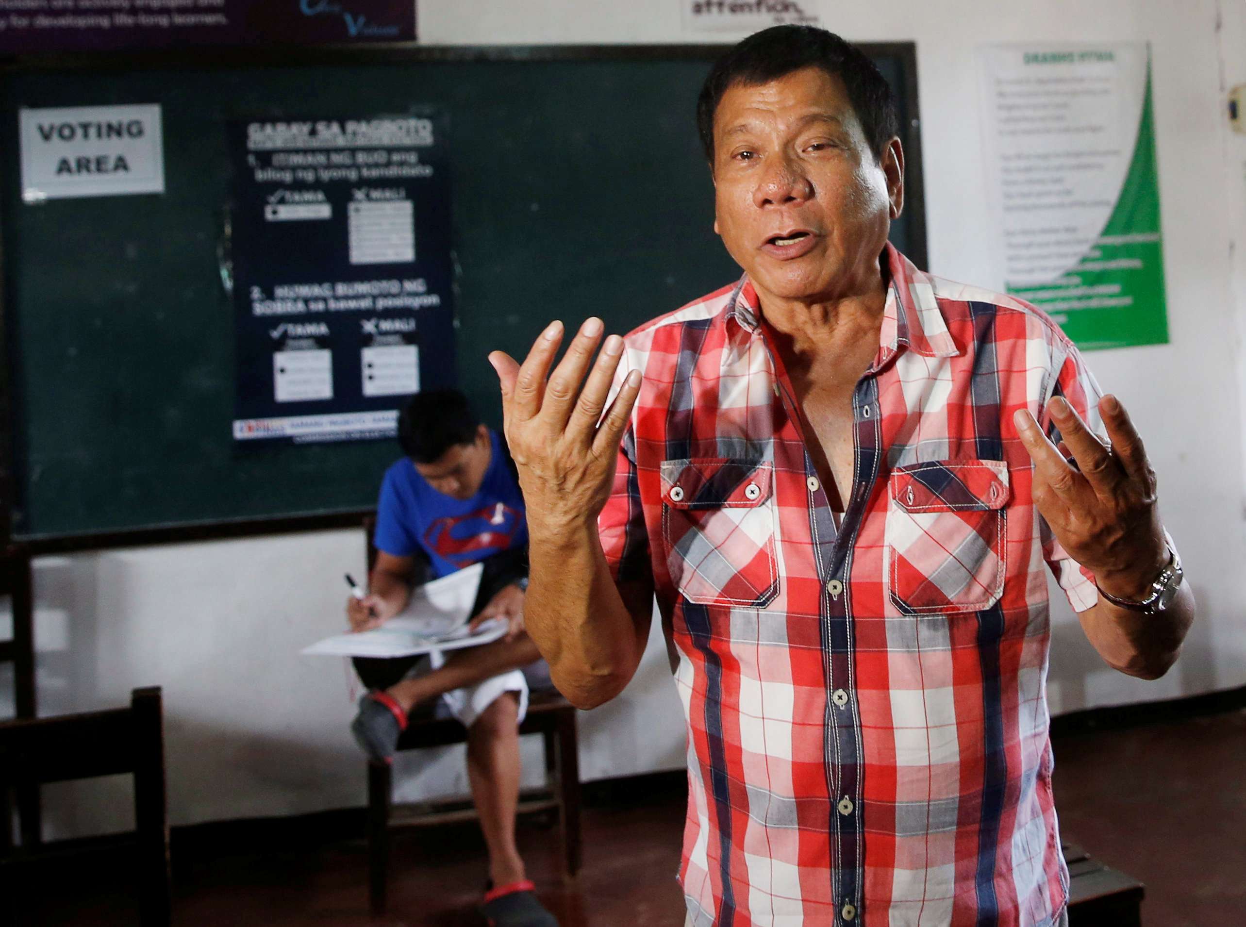 Presidential candidate Rodrigo Duterte. Photo: Reuters