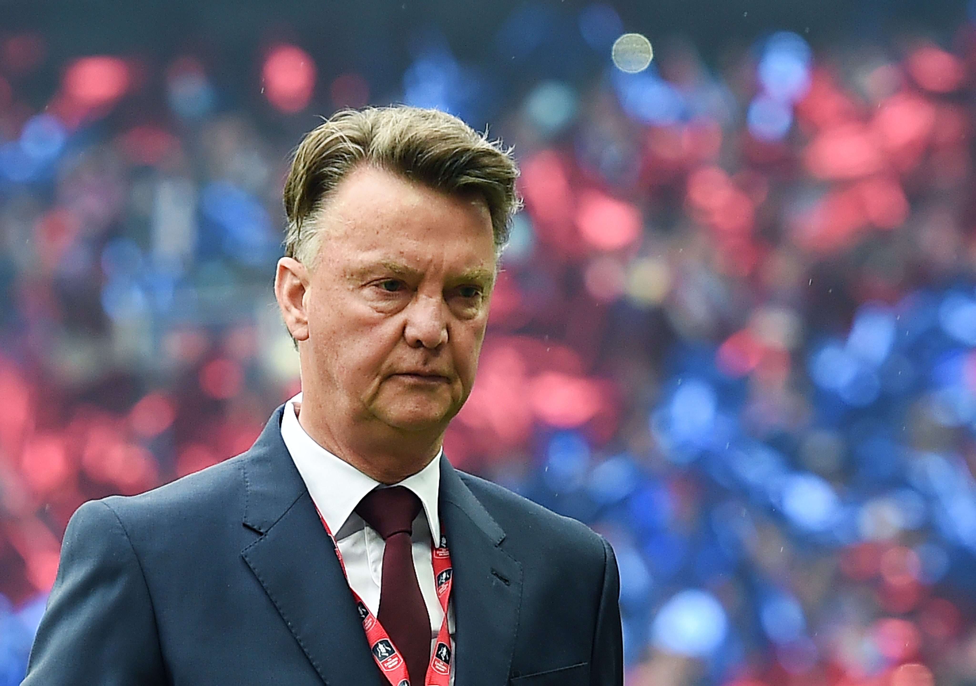Manchester United manager Louis van Gaal believes his reign is coming to an end. Photo: EPA