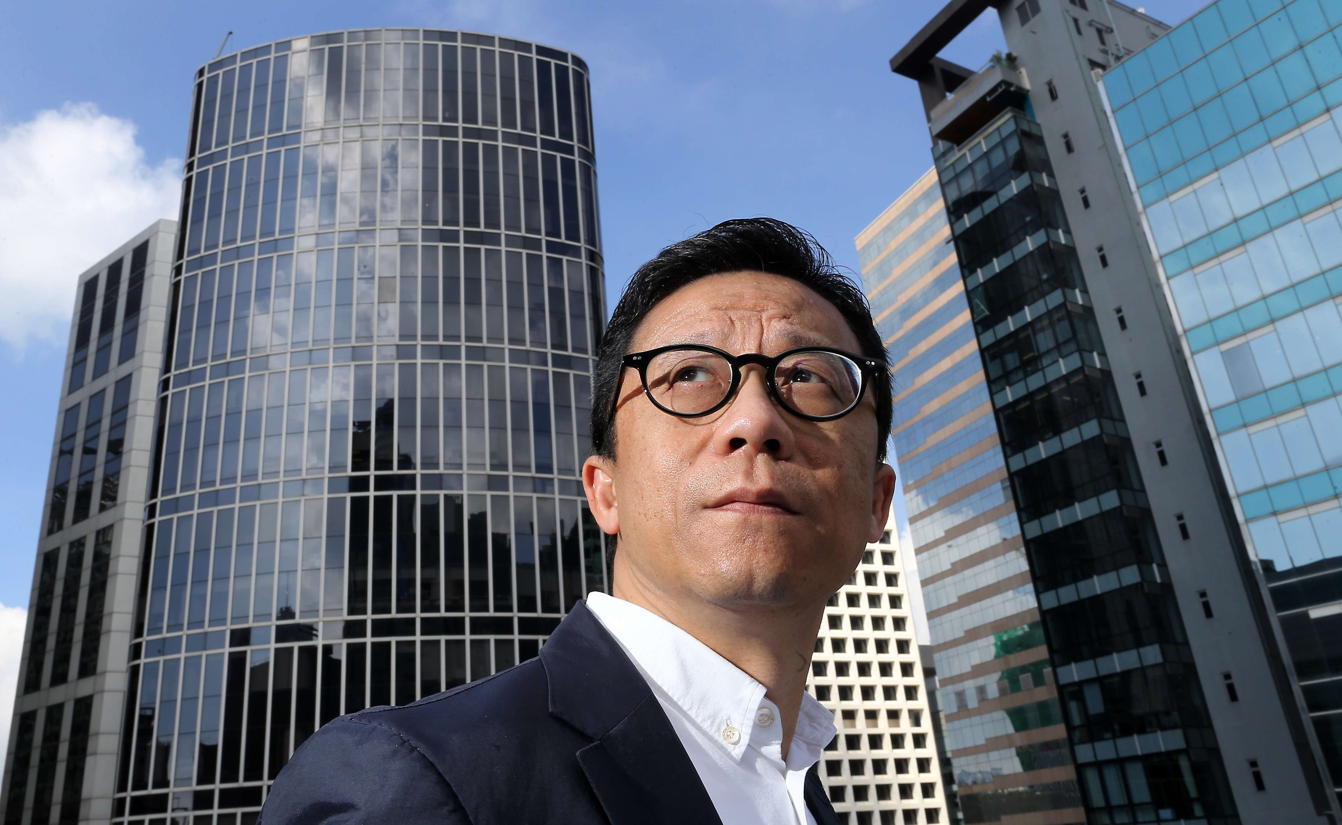 HKTV chairman Ricky Wong says renovation work on his multimedia centre in Tseung Kwan O will be finished by the end of the year. Photo: Dickson Lee