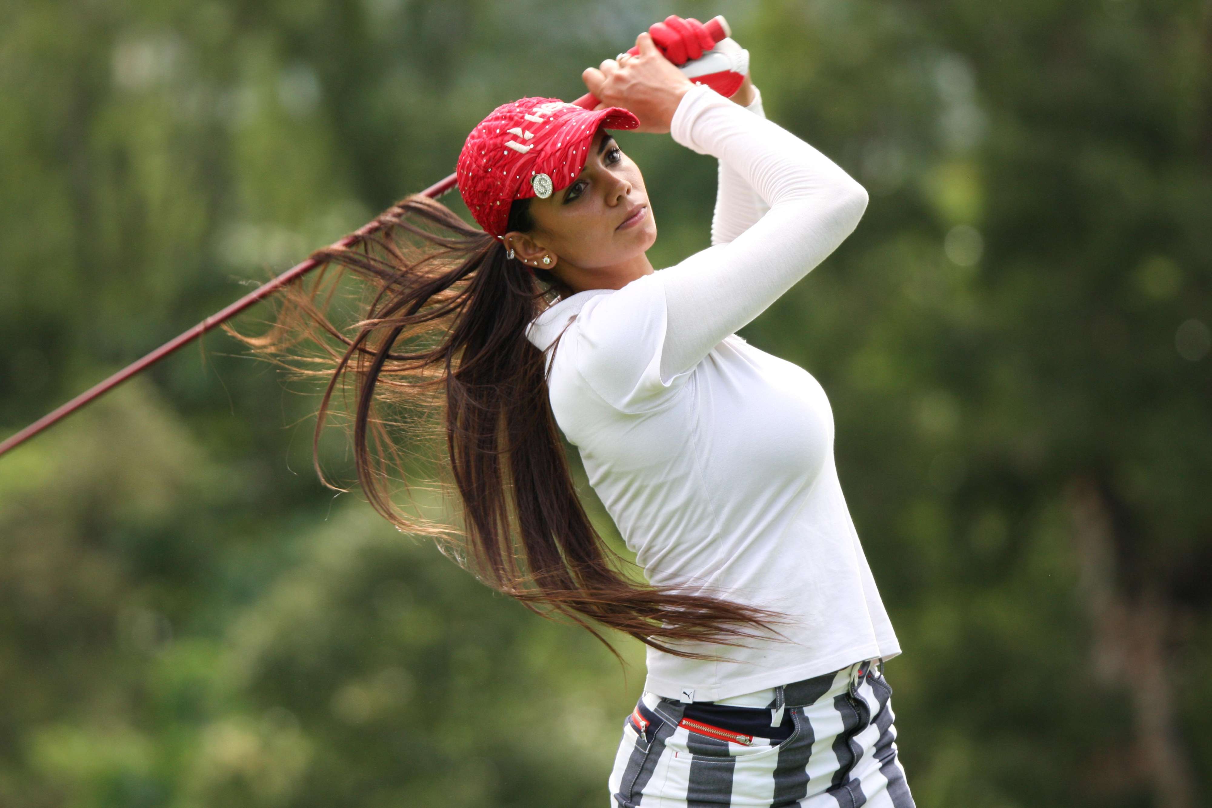 Indian golfer Sharmila Nicollet. Photo: Daniel Wong