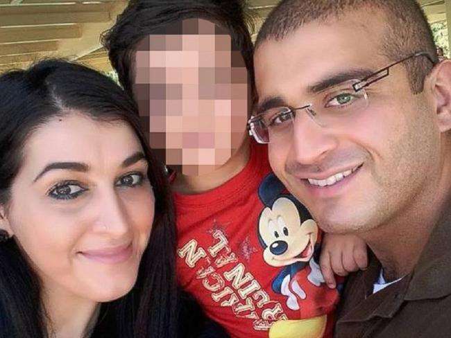 Omar mateen (right) with Noor Salman who media reports say is his second wife.