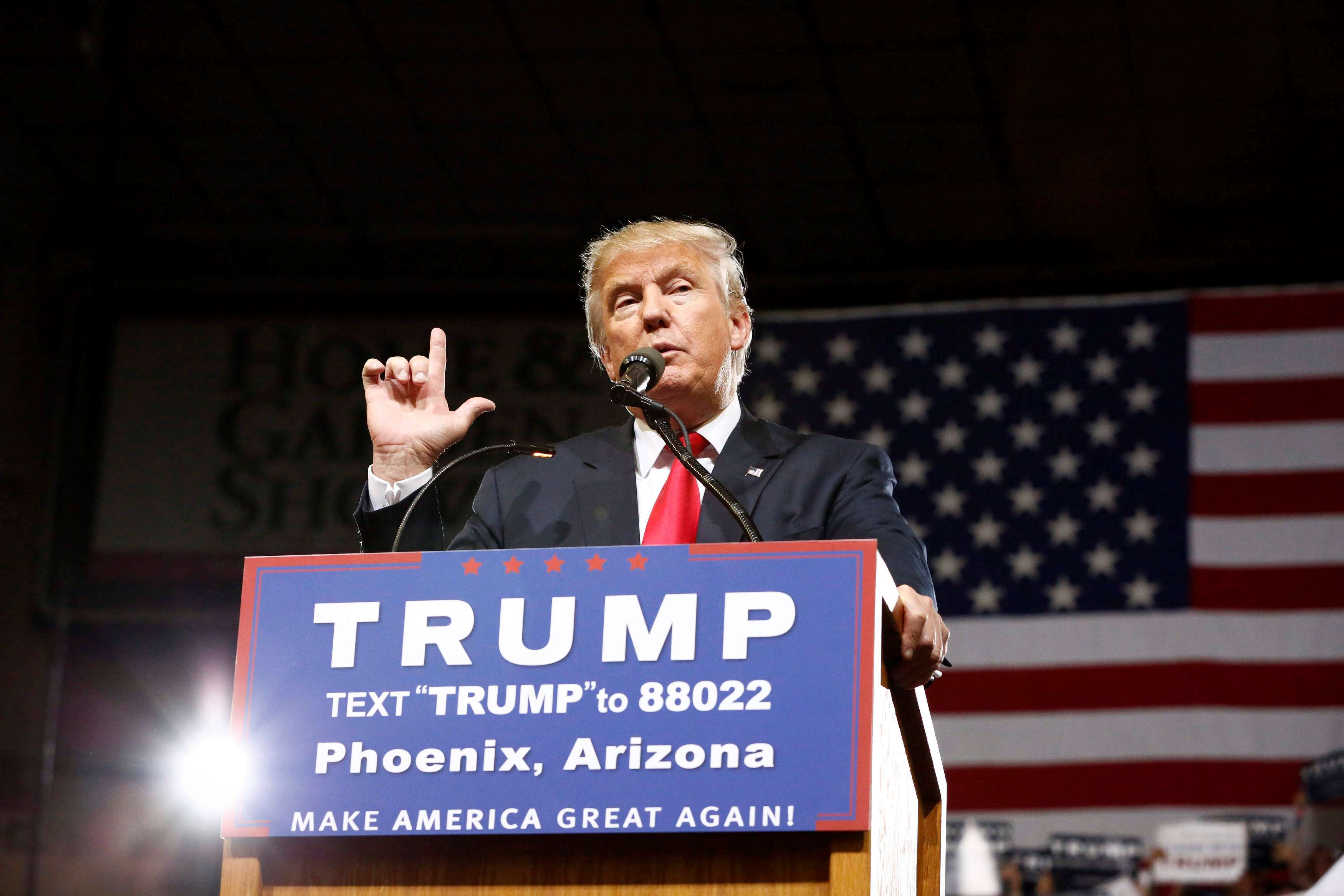 Republican US Presidential candidate Donald Trump. Photo: Reuters