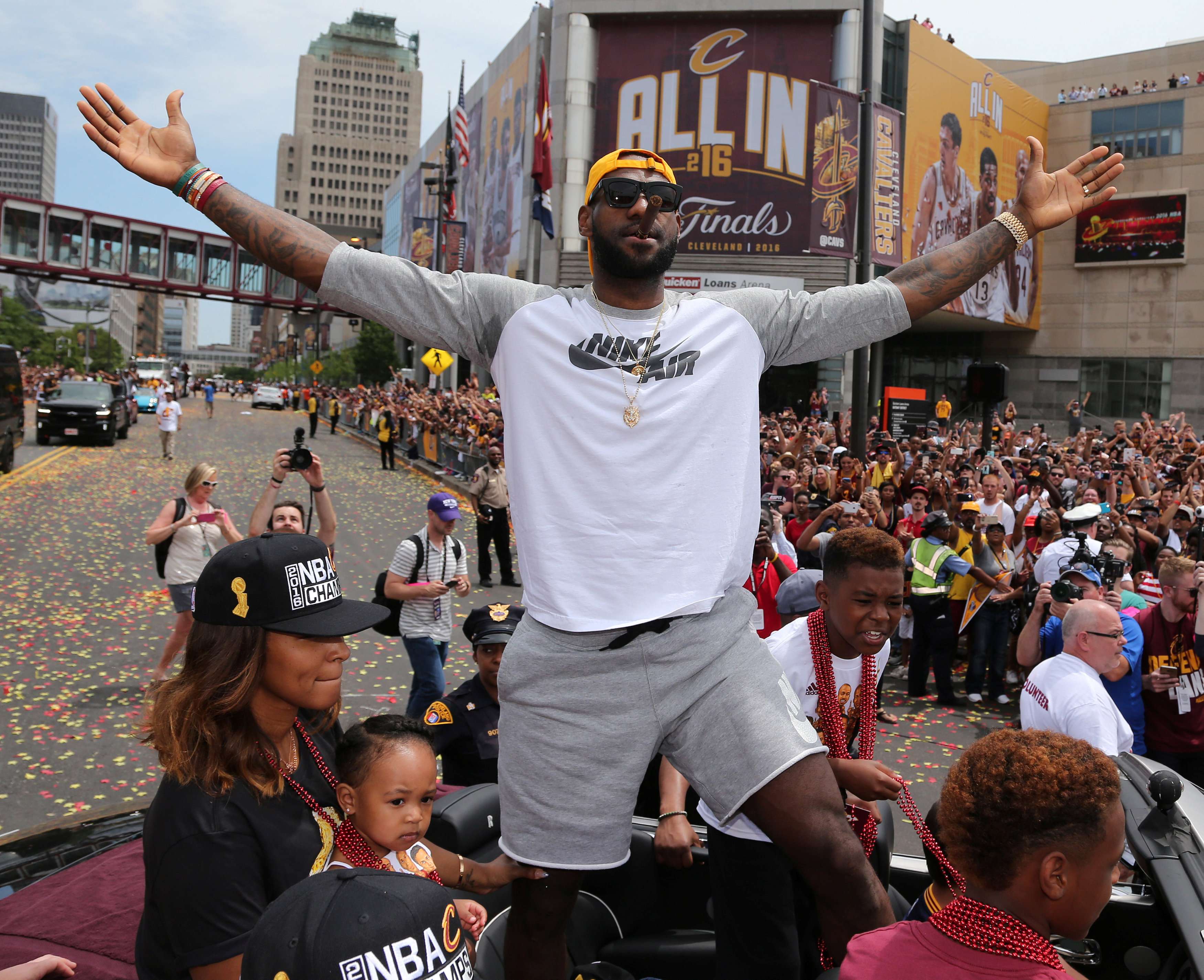 Lebron James said his body was in need of a good rest. Photo: Reuters