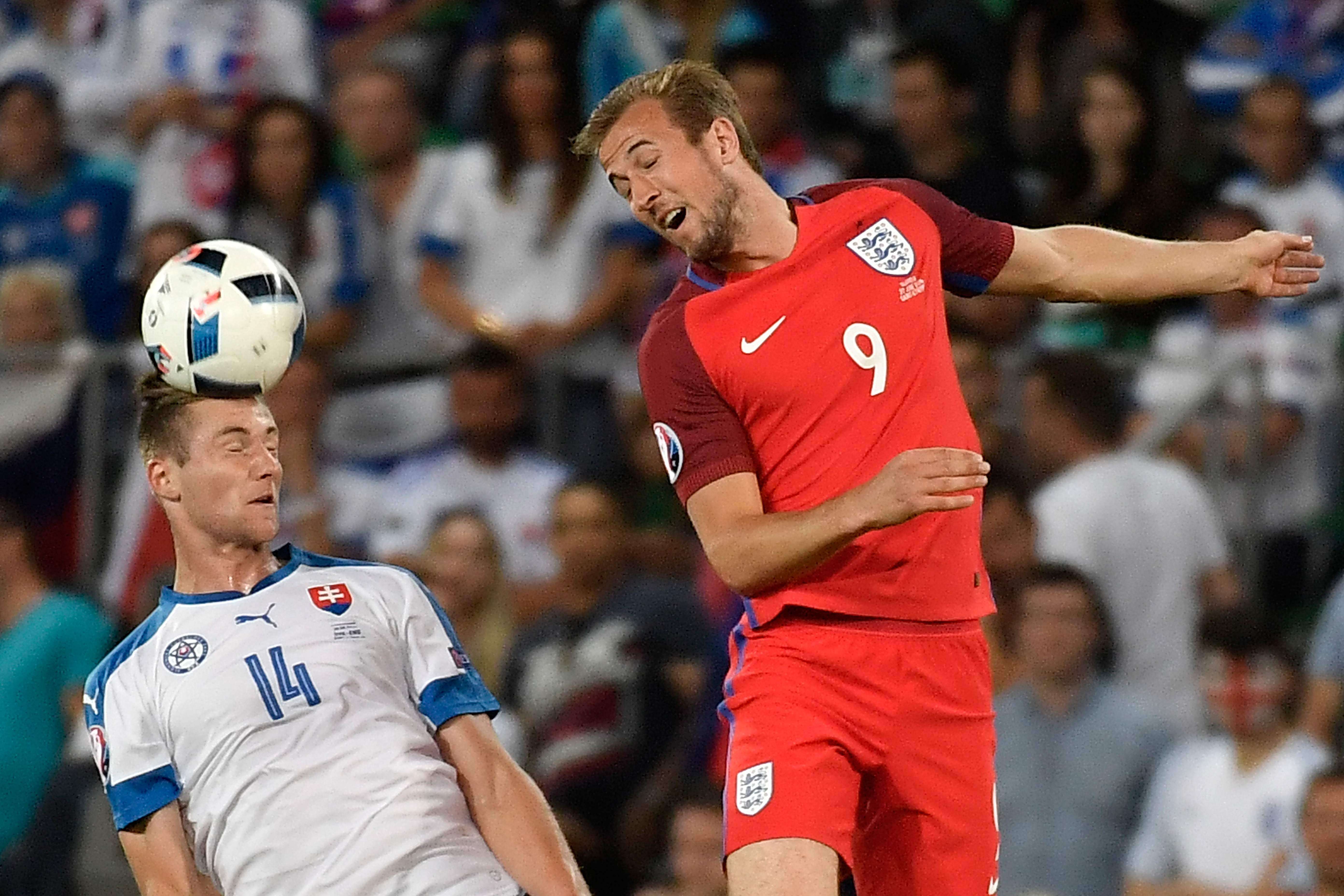 Harry Kane is fighting for his place in the England line-up to face Iceland. Photo: AFP