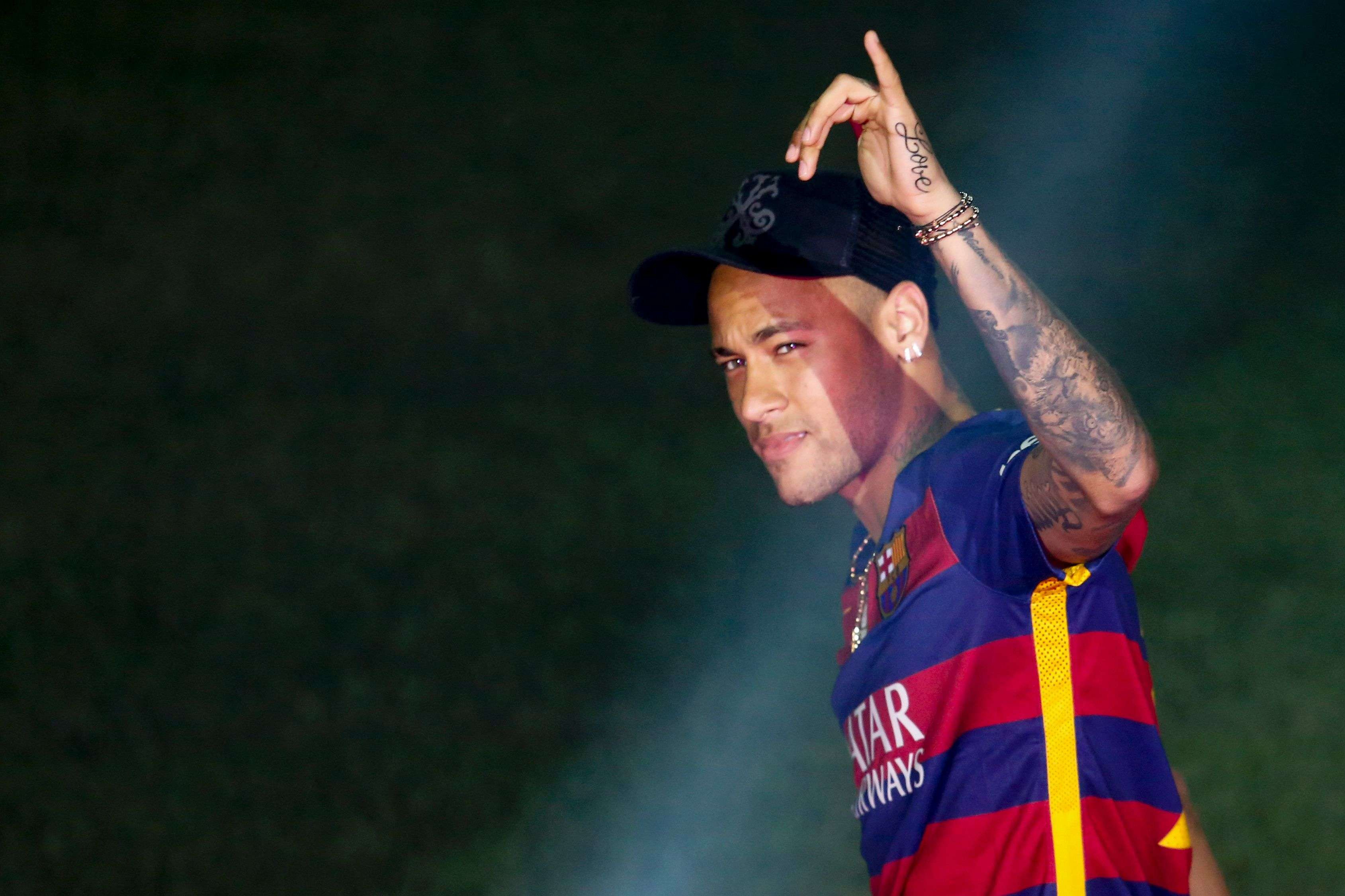 Neymar said he was ‘living the dream’ with Barcelona. Photo: AFP