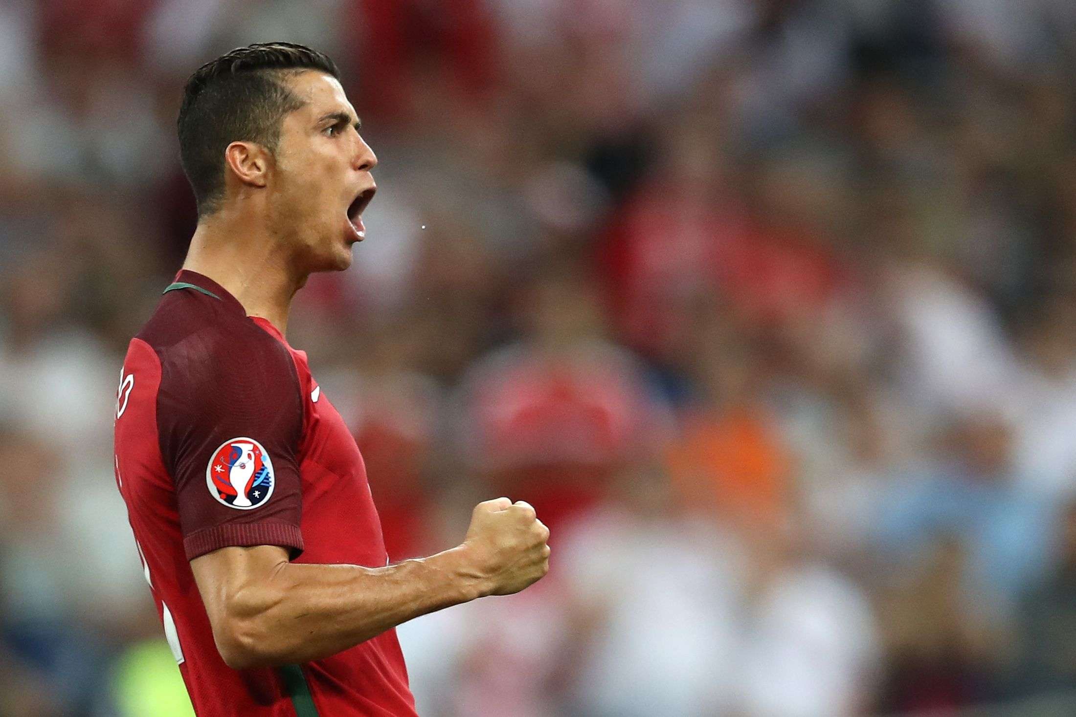 Ronaldo will become the first player to appear in three European Championship semi-finals. Photo: AFP