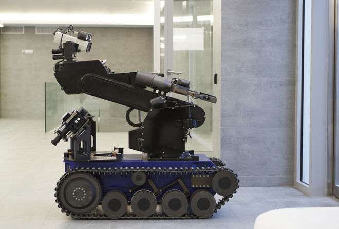 Dallas authorities did not offer details on the device, but the city’s emergency management inventory lists a Northrop Grumman Andros robot designed for bomb squads and the military. Photo: SCMP Pictures
