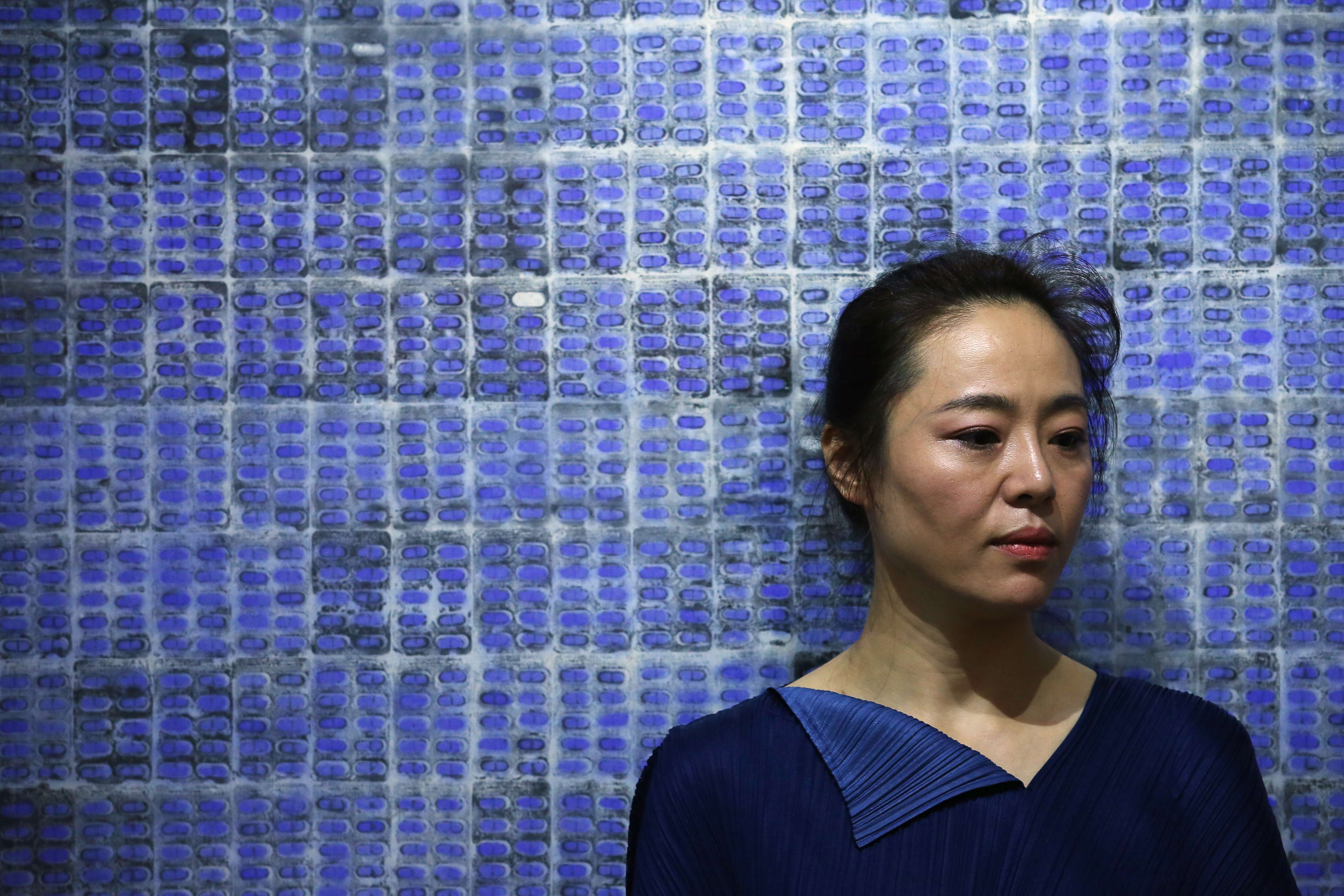 Contemporary Chinese artist Zhang Yanzi. Photo: Nora Tam