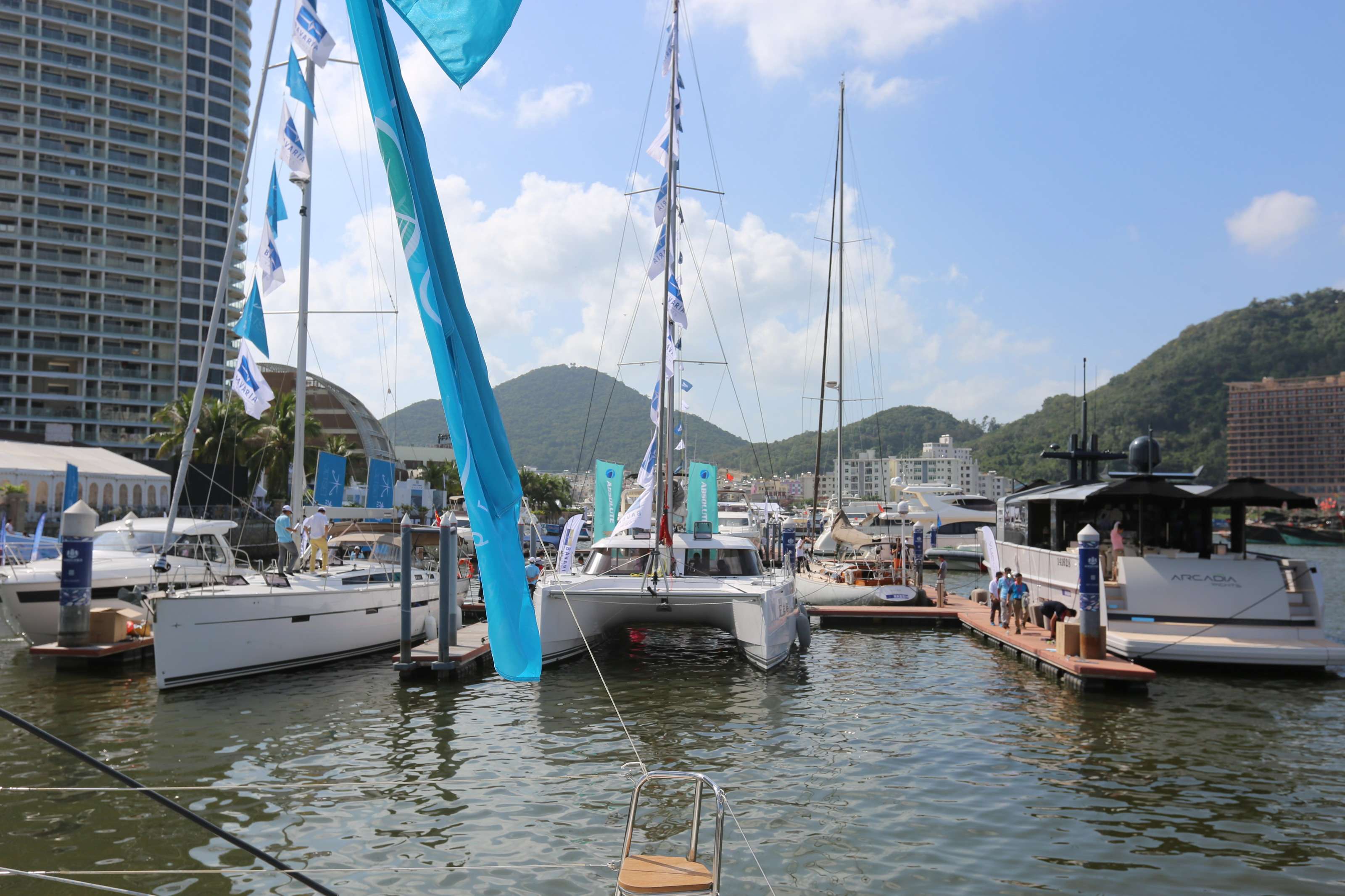 Many people in Hainan are keen to rent out a yacht for a special event, be it for social or business purposes. Photo: ImagineChina
