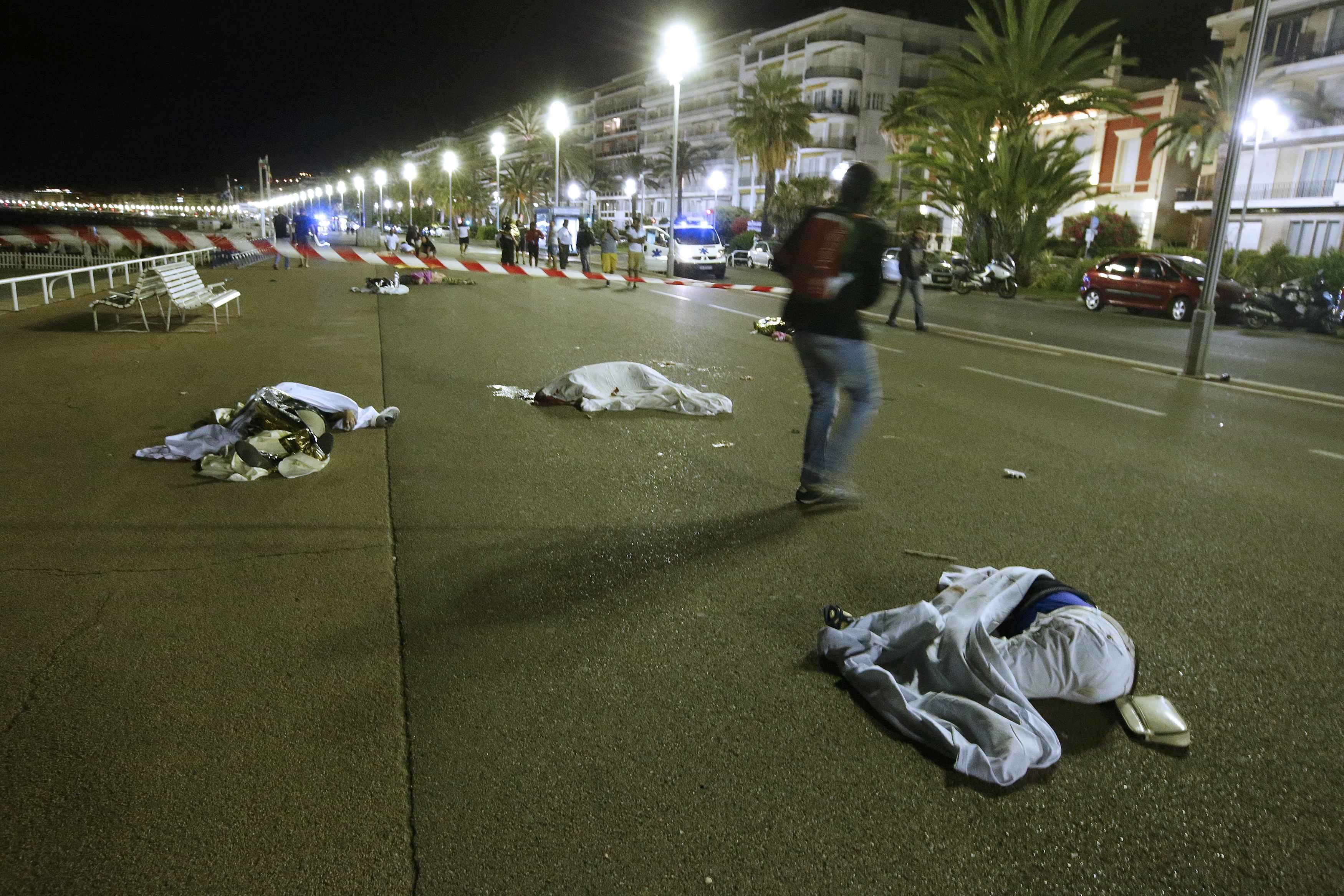 Authorities say at least 80 are dead after the atrocity on the Nice promenade, with the driver killed in a hail of police gunfire