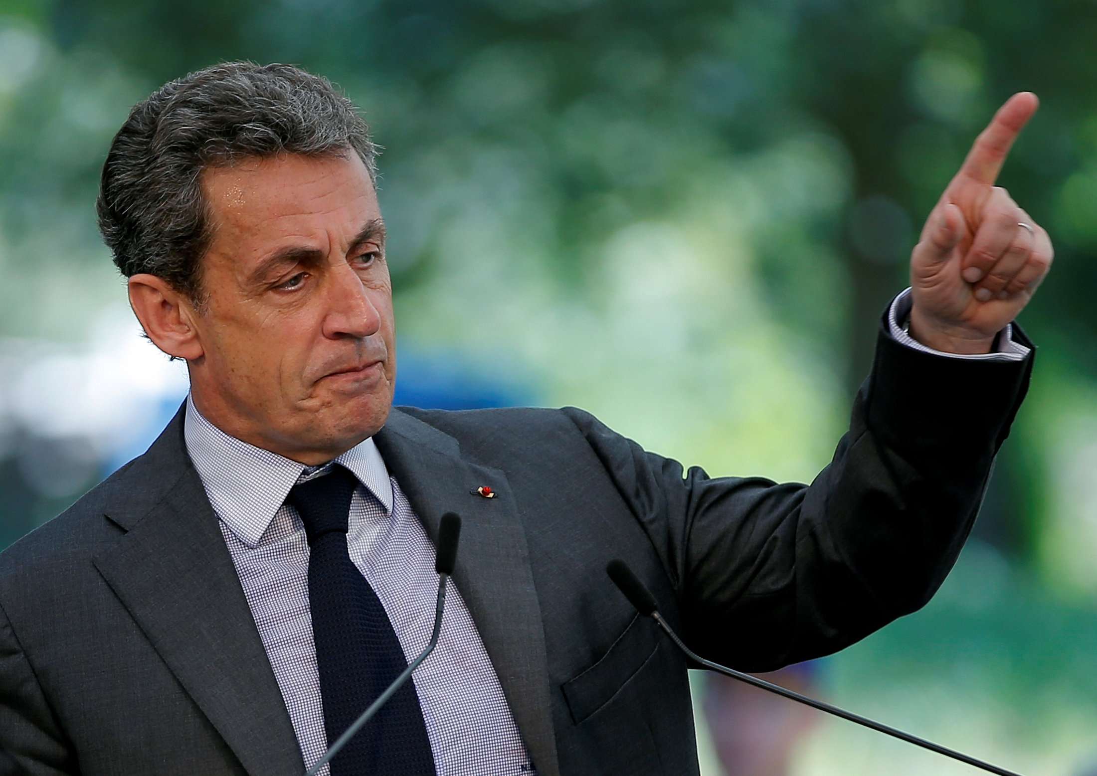 Nicolas Sarkozy, head of France's Les Republicains political party. Photo: Reuters