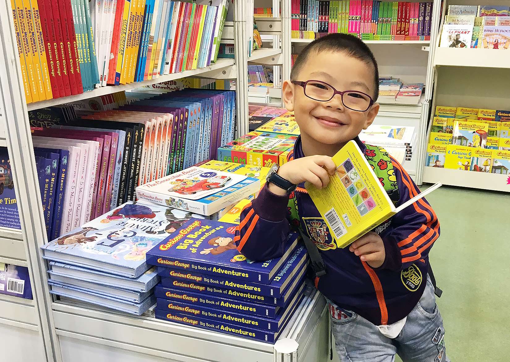 Five-year-old Isaac is about to start primary one. Photo: Lauren Chan