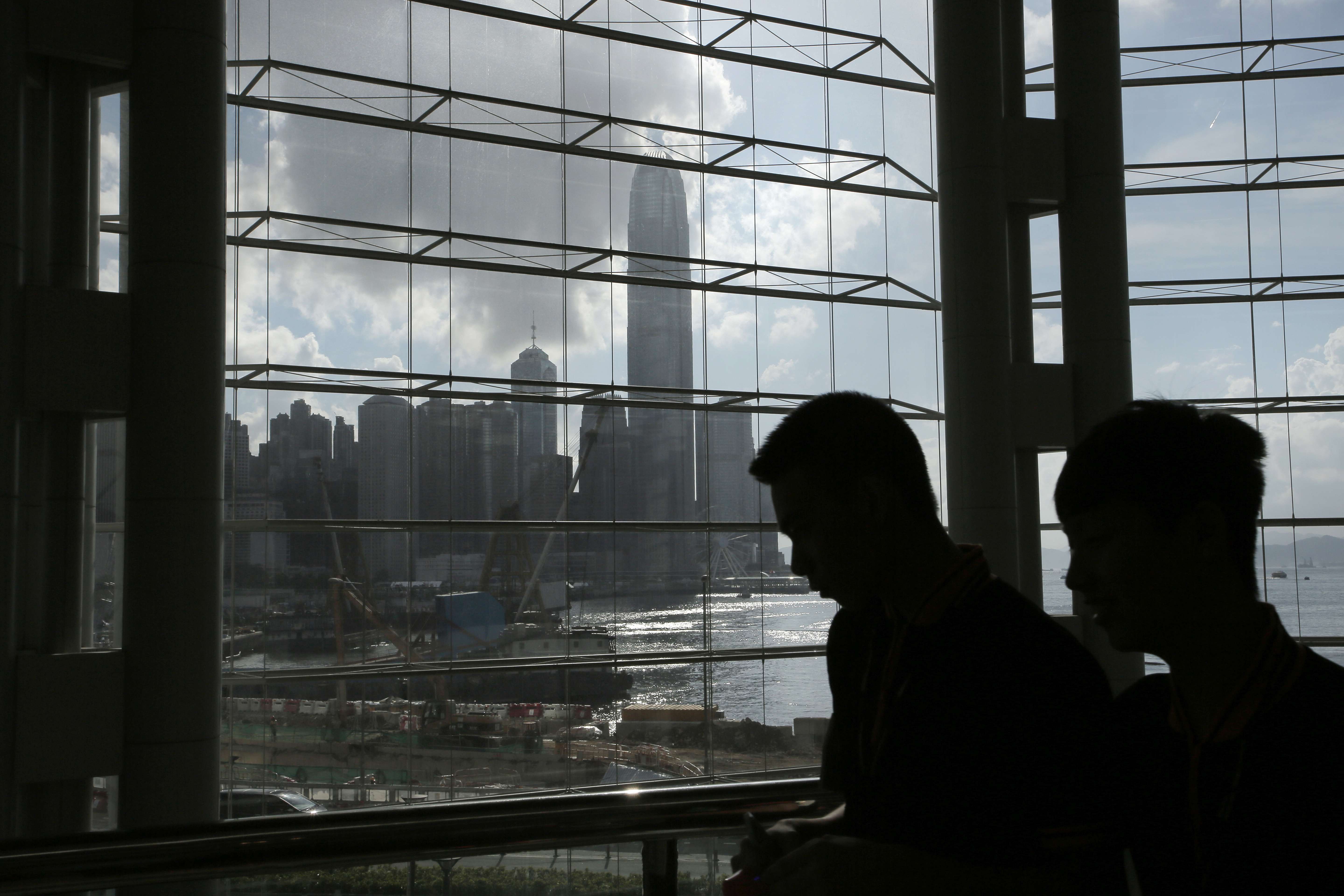 A view of Central district from Hong Kong's convention centre, which fronts Victoria Harbour. Photo: AP