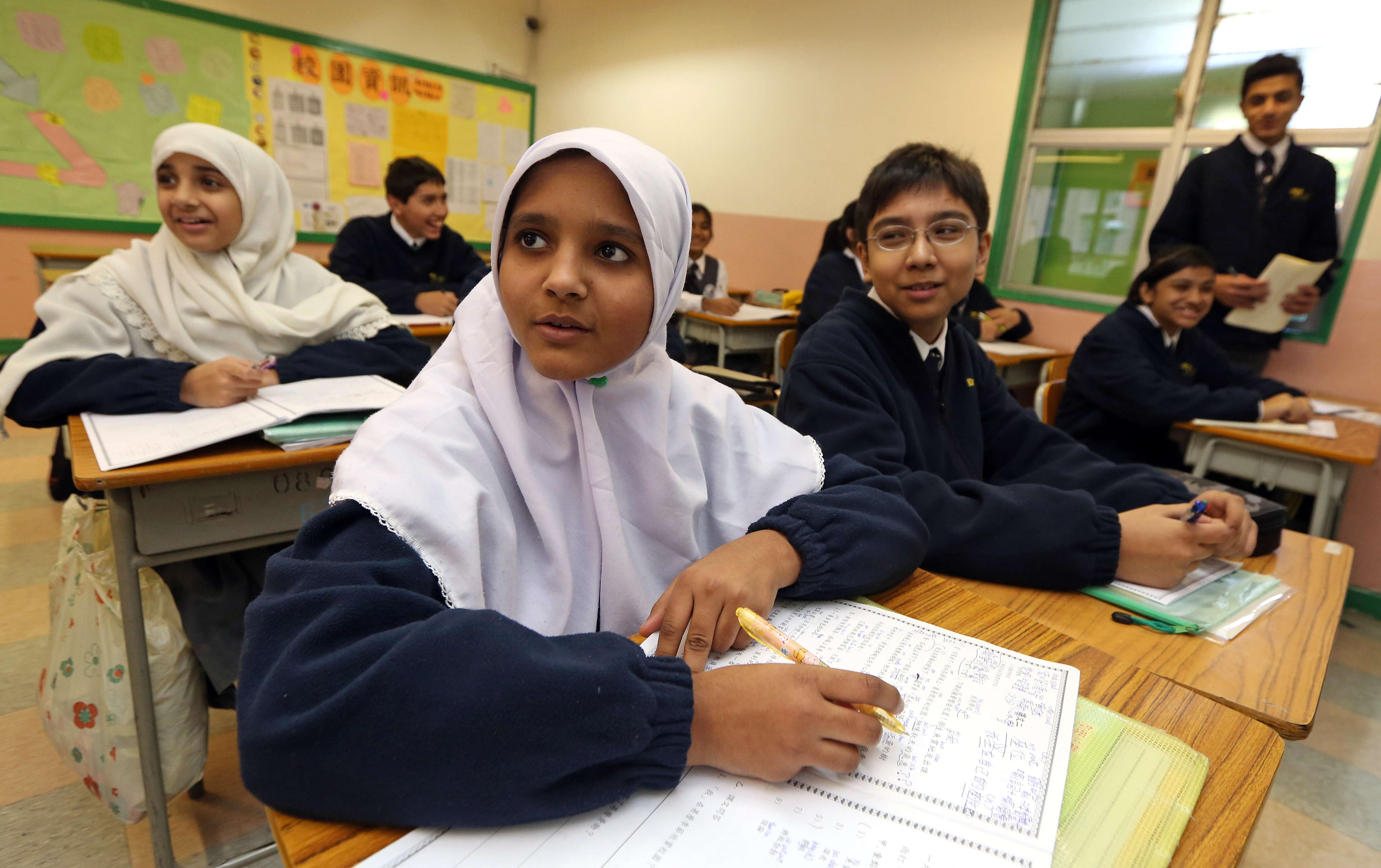 Non-Chinese speaking students face hurdles to language integration in Hong Kong. Photo: Nora Tam