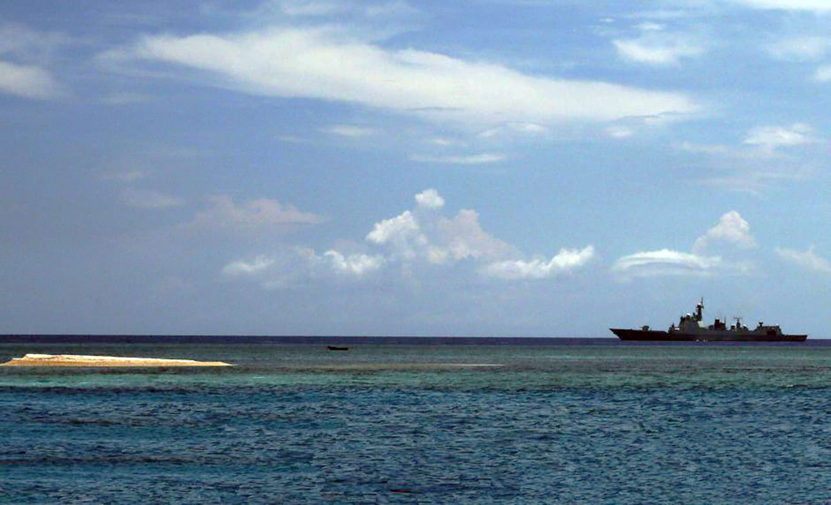 A Chinese navy vessel takes part in a military drill in the South China Sea. Photo: SCMP Pictures