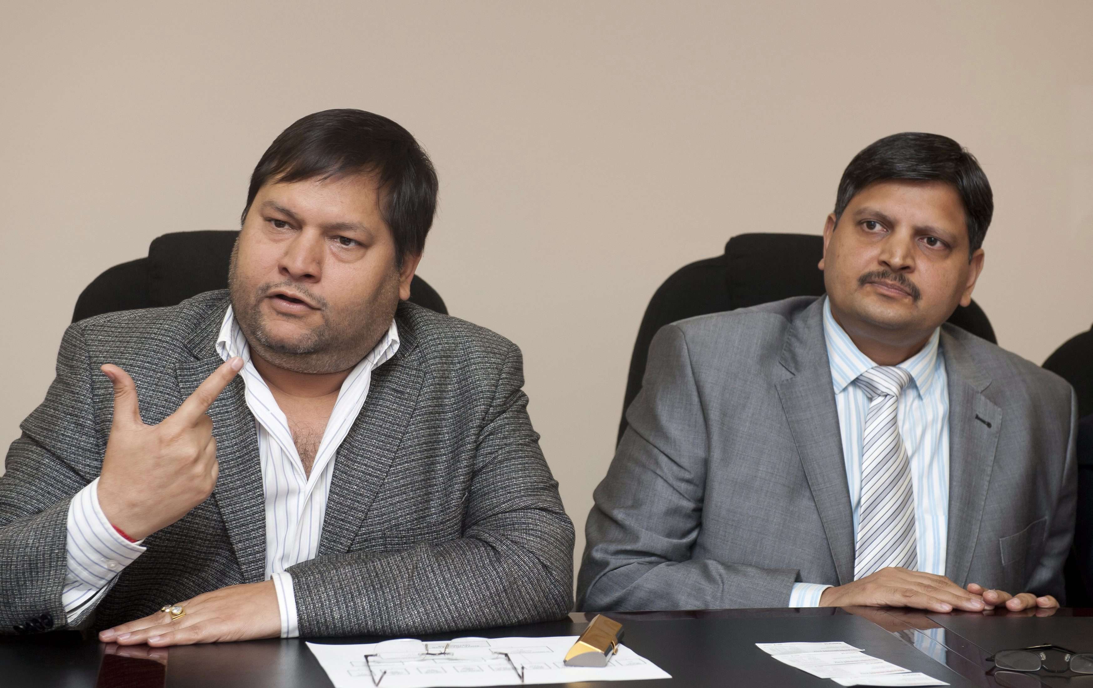 Ajay and Atul Gupta. Photo: Getty Images