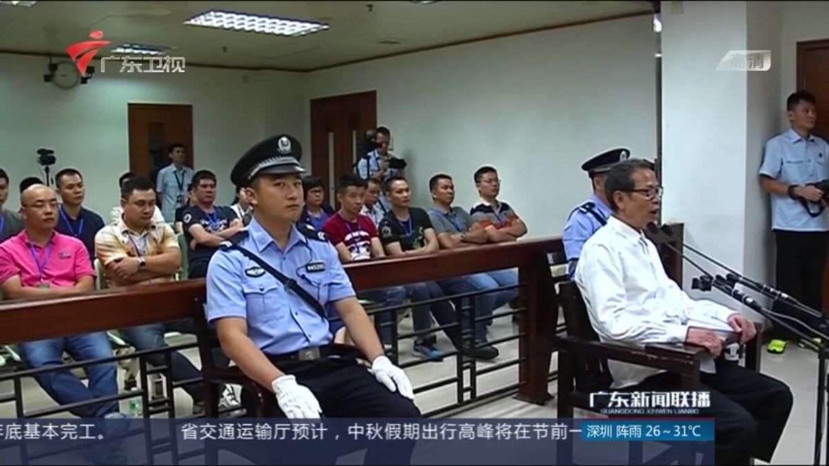 Lin Zuluan goes on trial in Foshan, Guangdong province, on Thursday. Photo: SCMP Pictures