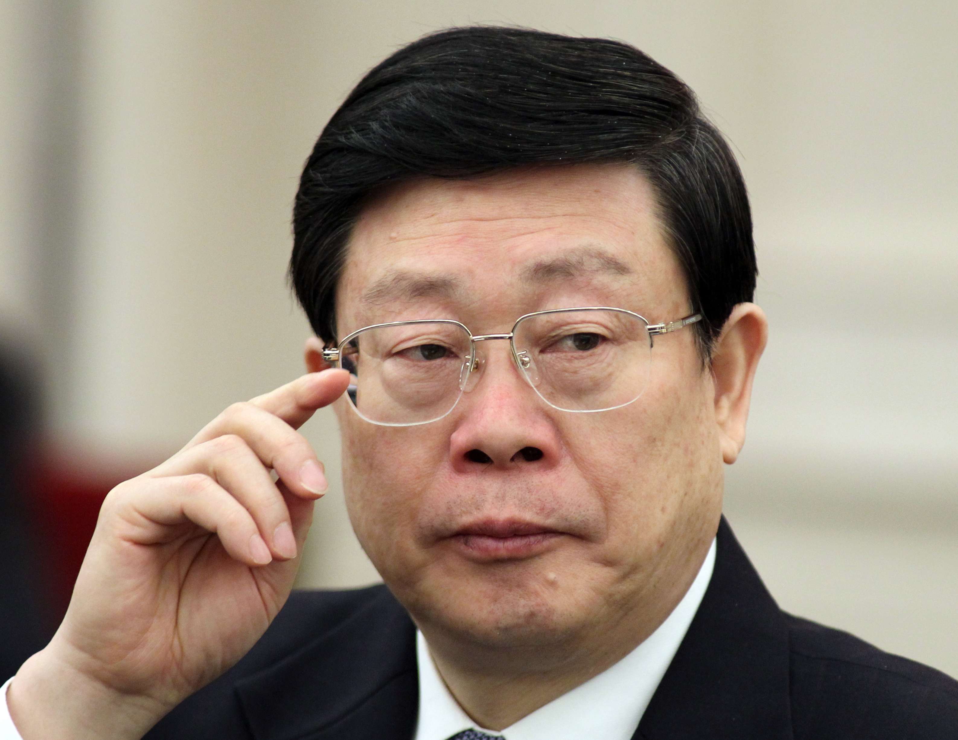 Huang Xingguo, for mayor and acting party secretary of Tianjin, is under investigation. Photo: Simon Song