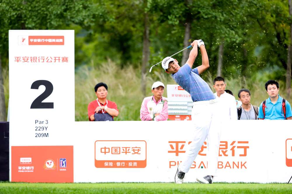 Jason Hak during the third round of the Pingan Bank Open. Photos: PGA Tour China Series