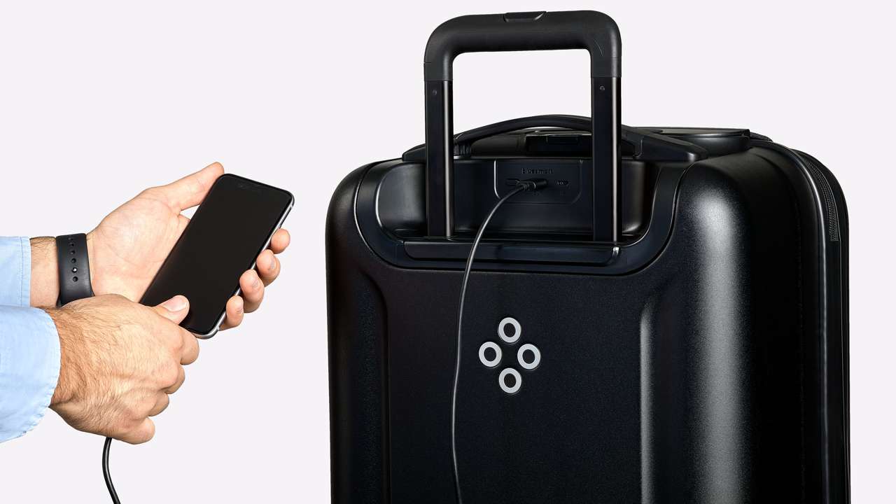 Smart bag with medicine dispenser and gps tracker on Craiyon
