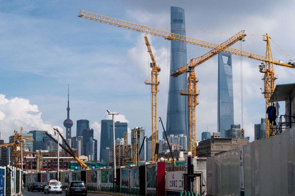 Construction in China has boomed over the last two decades. Photo: AP