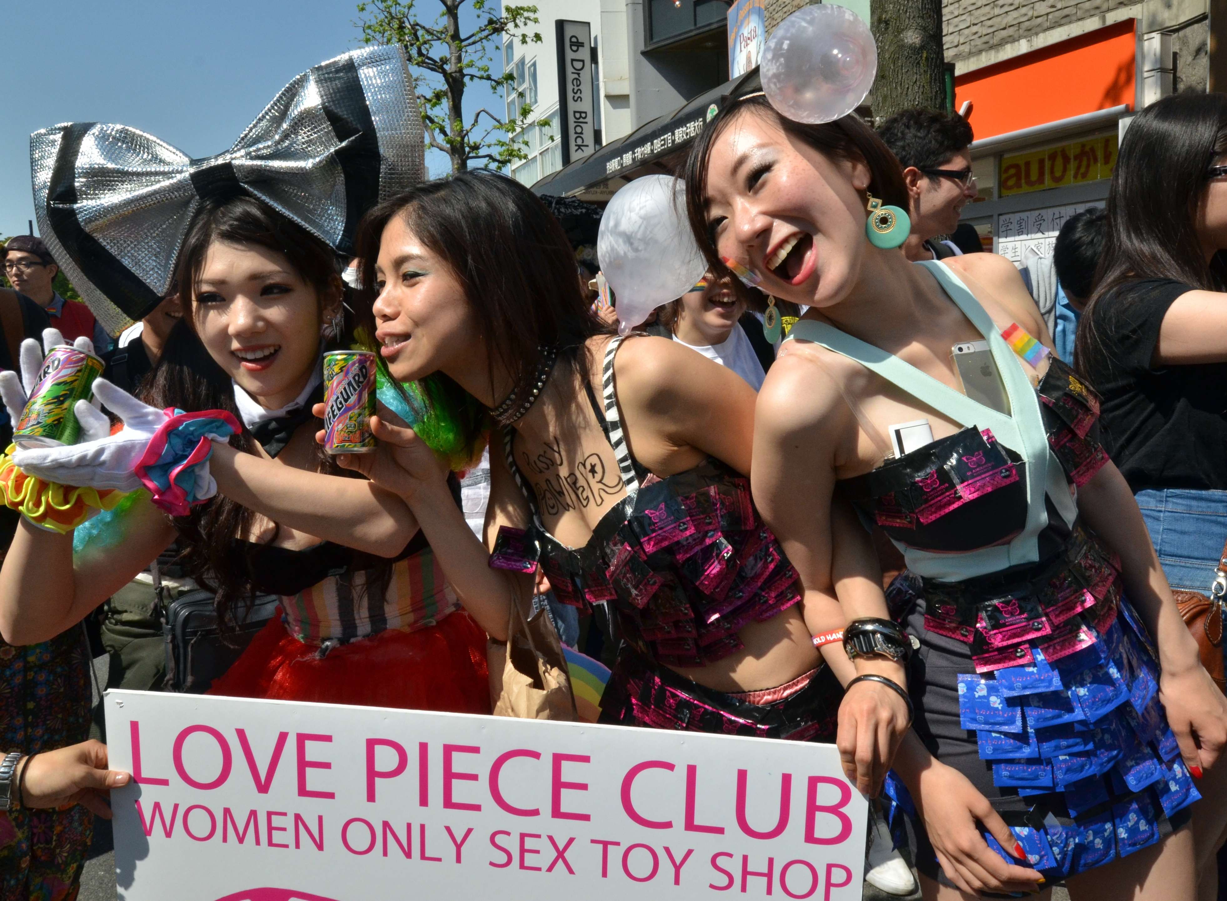 Supporters of the lesbian, gay, bisexual and transgender community (LGBT) take part in the Tokyo Rainbow Pride parade. Photo: AFP
