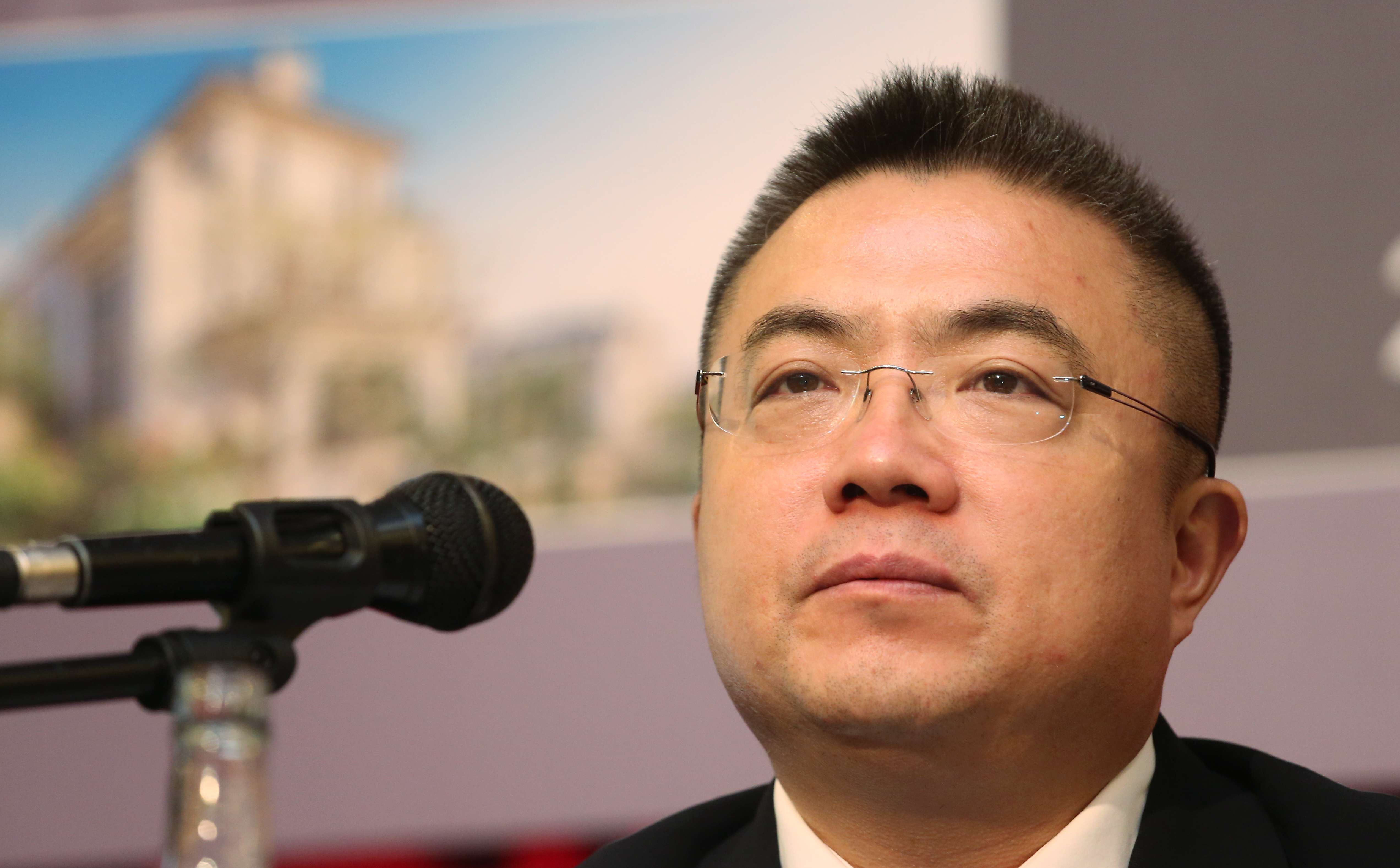 Shao Mingxiao, CEO of Longfor Properties, says cheap funding will allow the developer to expand its portfolio of commercial complexes. Photo: May Tse